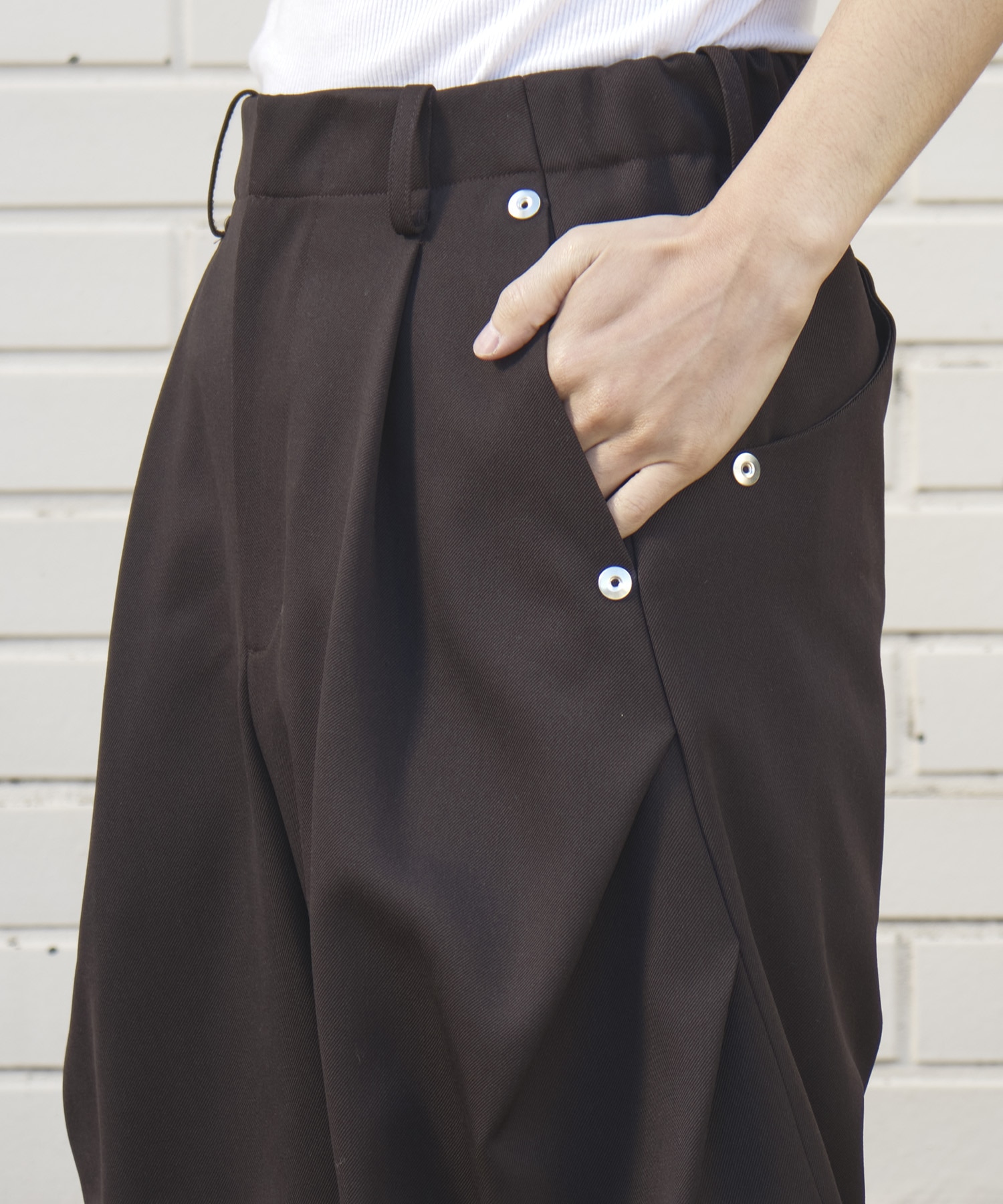 CURVE LEG TROUSERS GABA CONZ