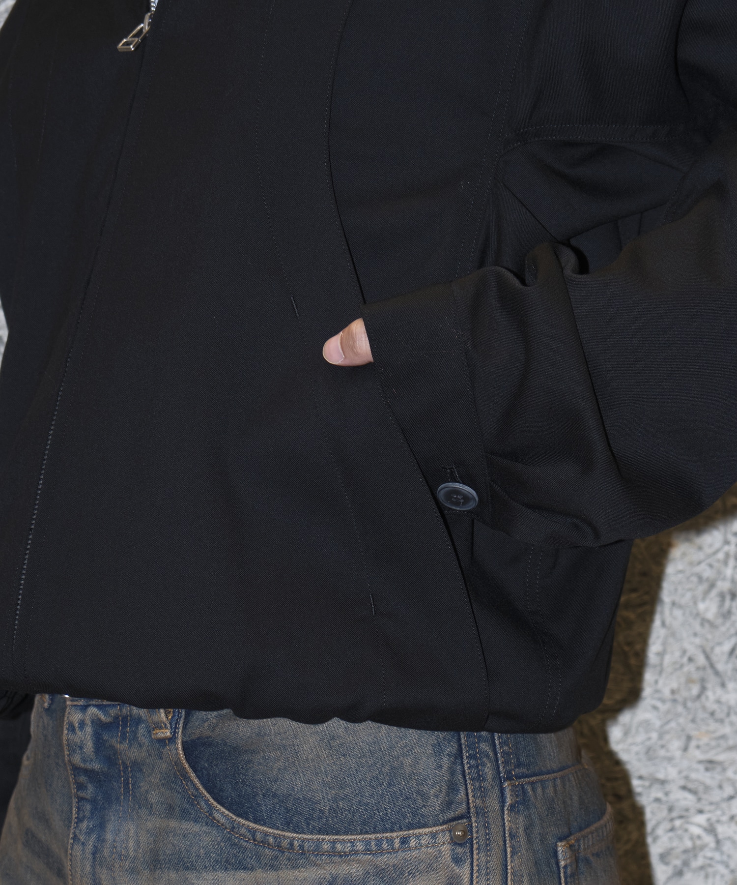 別注 wool utility jacket NVRFRGT