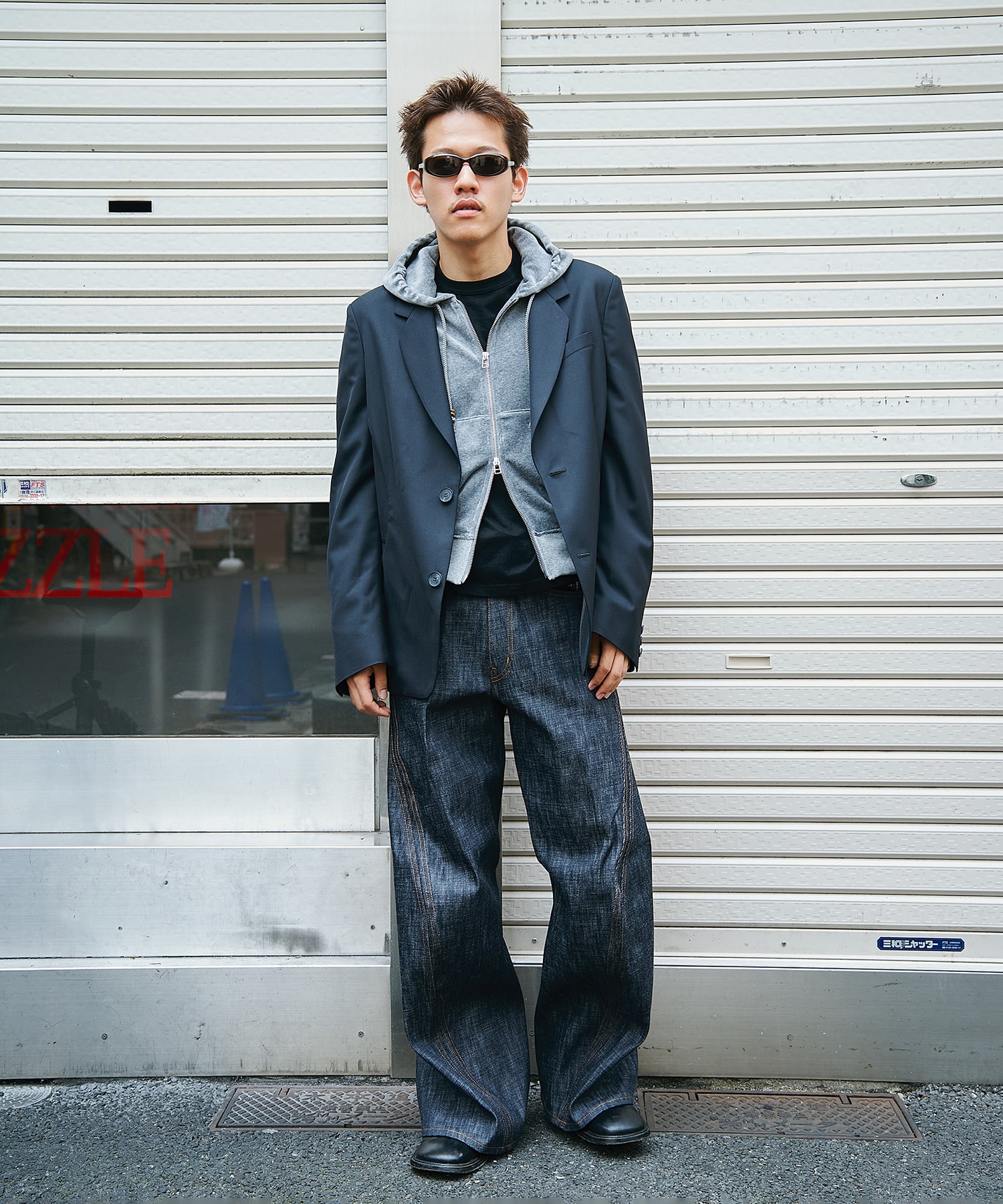 SINGLE-BREASTED BLAZER NVRFRGT