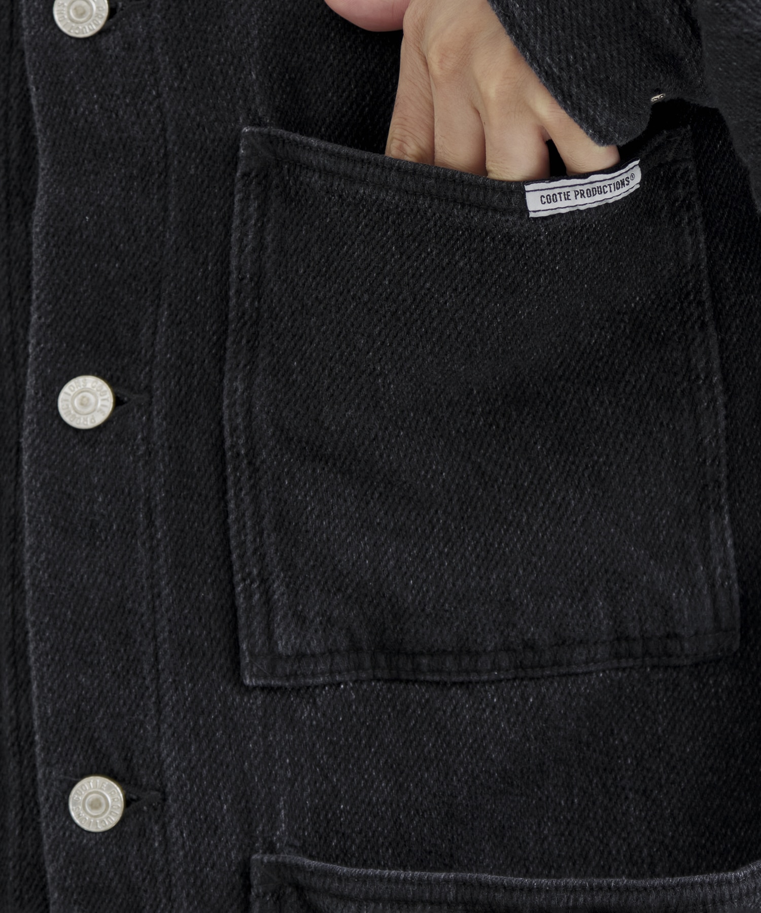 Sulfur Dyed Exaggerated Twill Coverall COOTIE PRODUCTIONS