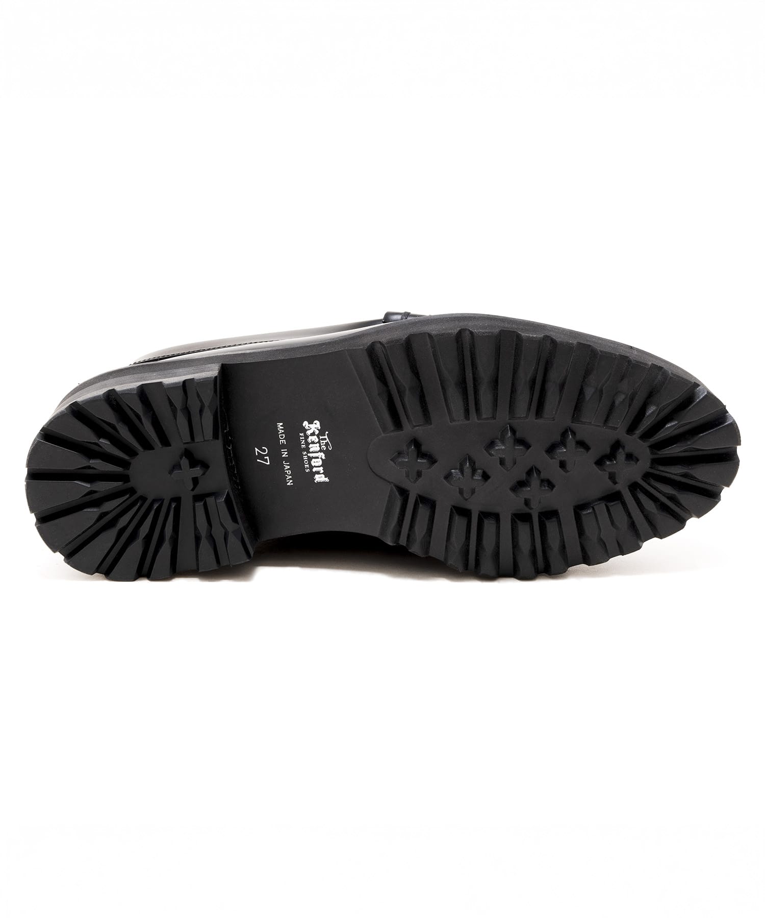 TANK SOLE LOAFERS BLK WHT PAISLEY The Kenford FINESHOES