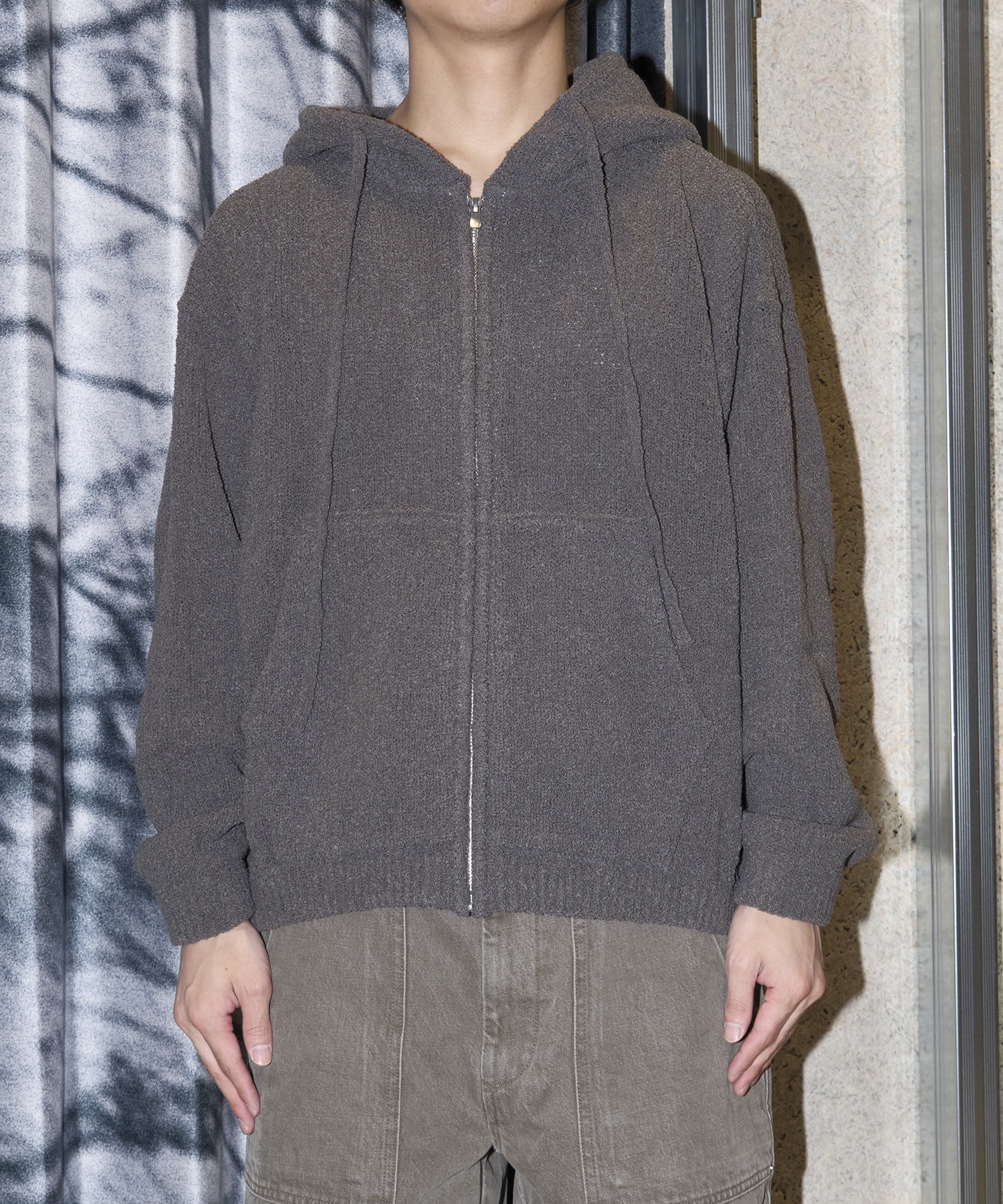 WOOL TERRY KNIT ZIP HOODIE SimplyComplicated