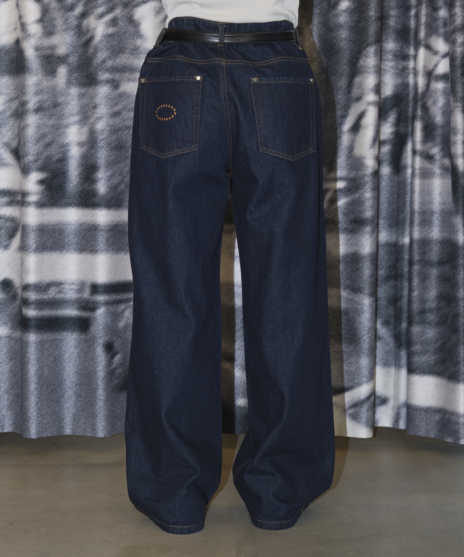 SUPER BAGGY STUDDED PANTS AFB