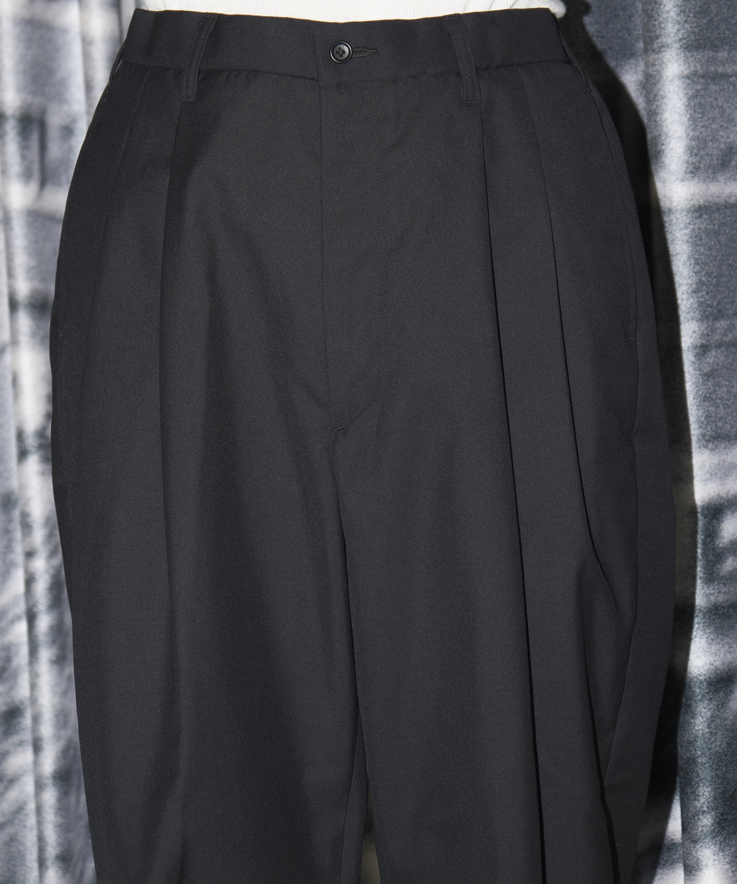 T/W Saxony 2 Tuck Wide Easy Trousers COOTIE PRODUCTIONS