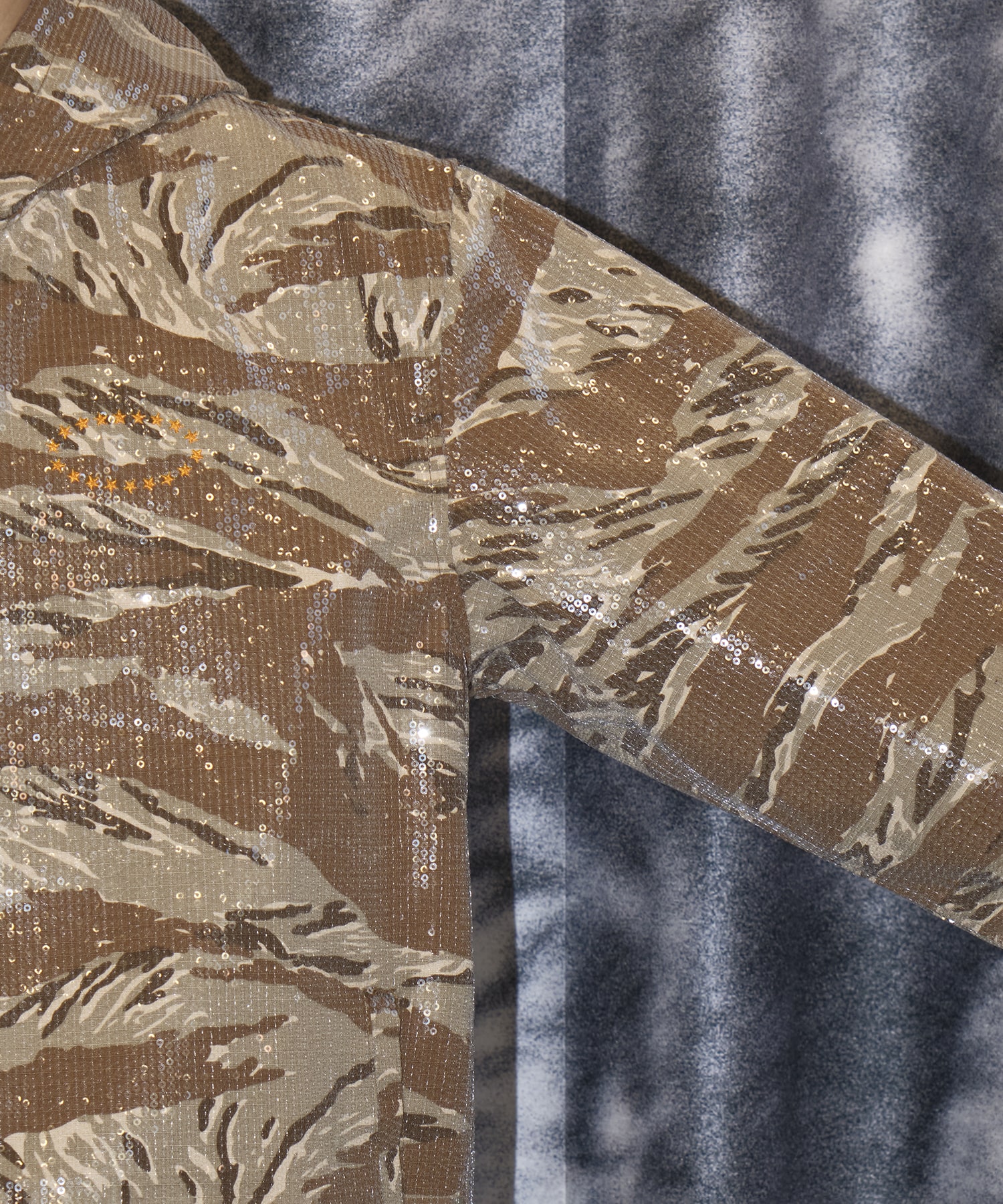 HOODED SPANGLE JACKET TIGER CAMO AFB