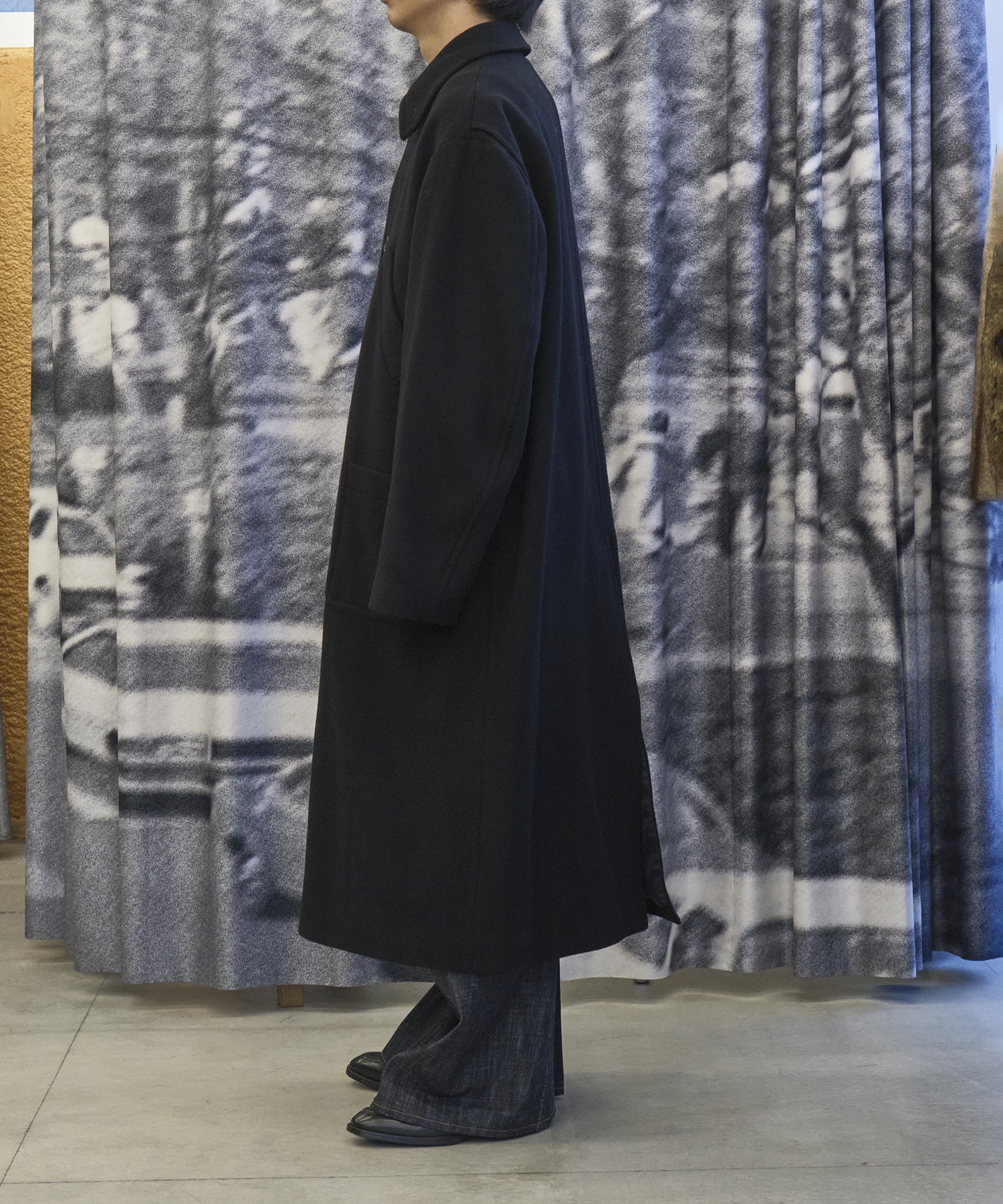 Bal Collar Wool Coat × CONZ MATSUFUJI