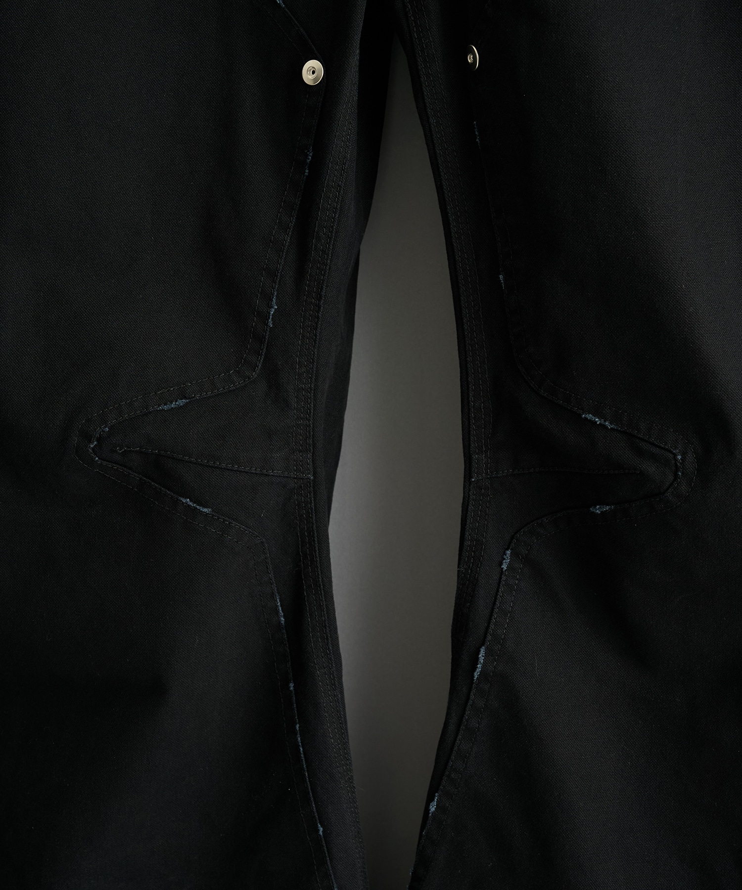 duck double knee curved leg pants CONZ