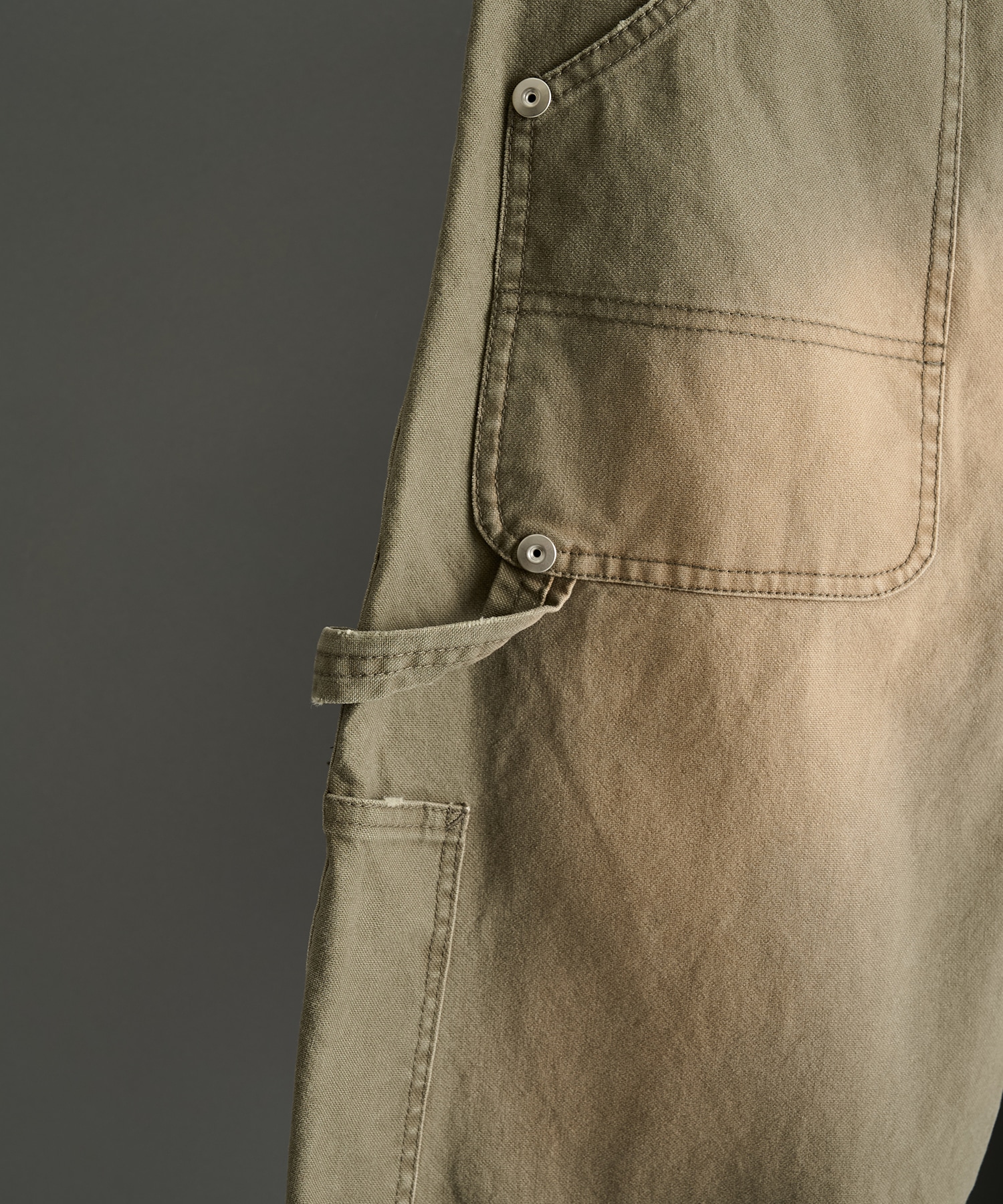 duck double knee curved leg pants CONZ