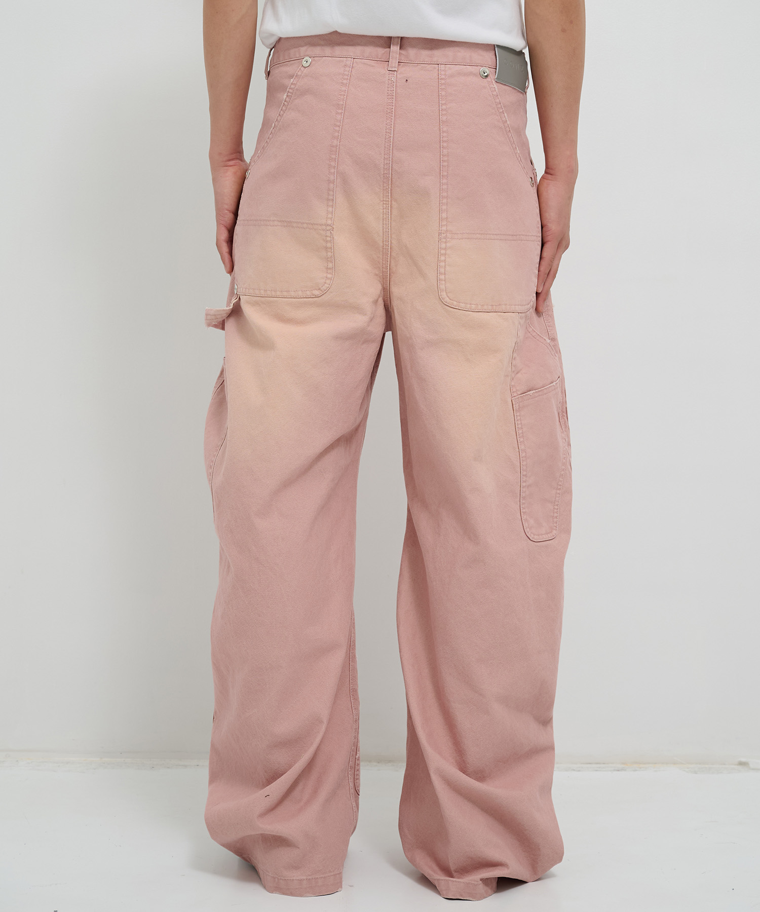 EC限定duck double knee curved leg pants CONZ