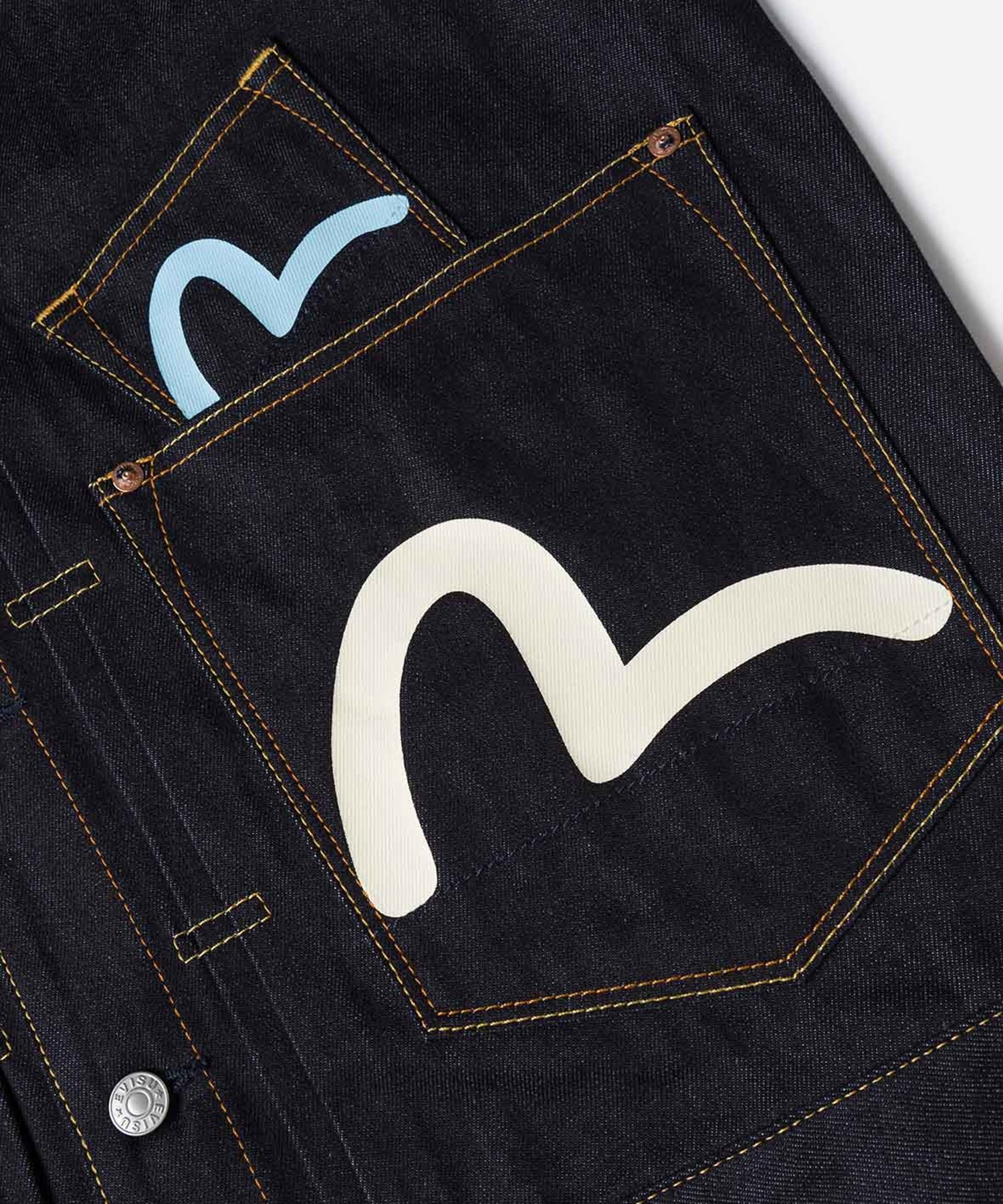 HT MULTI-POCKET DENIM JACKET EVISU