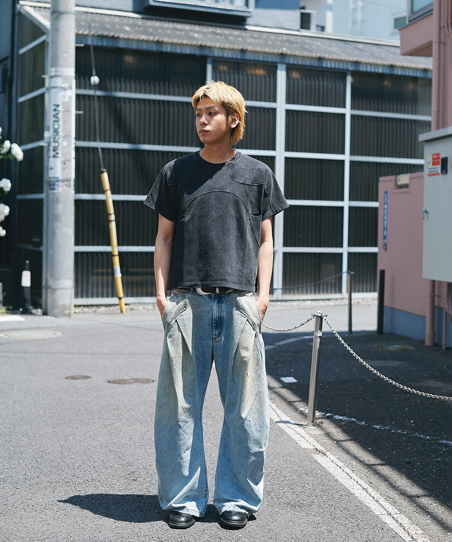 panel short sleeve tee CONZ