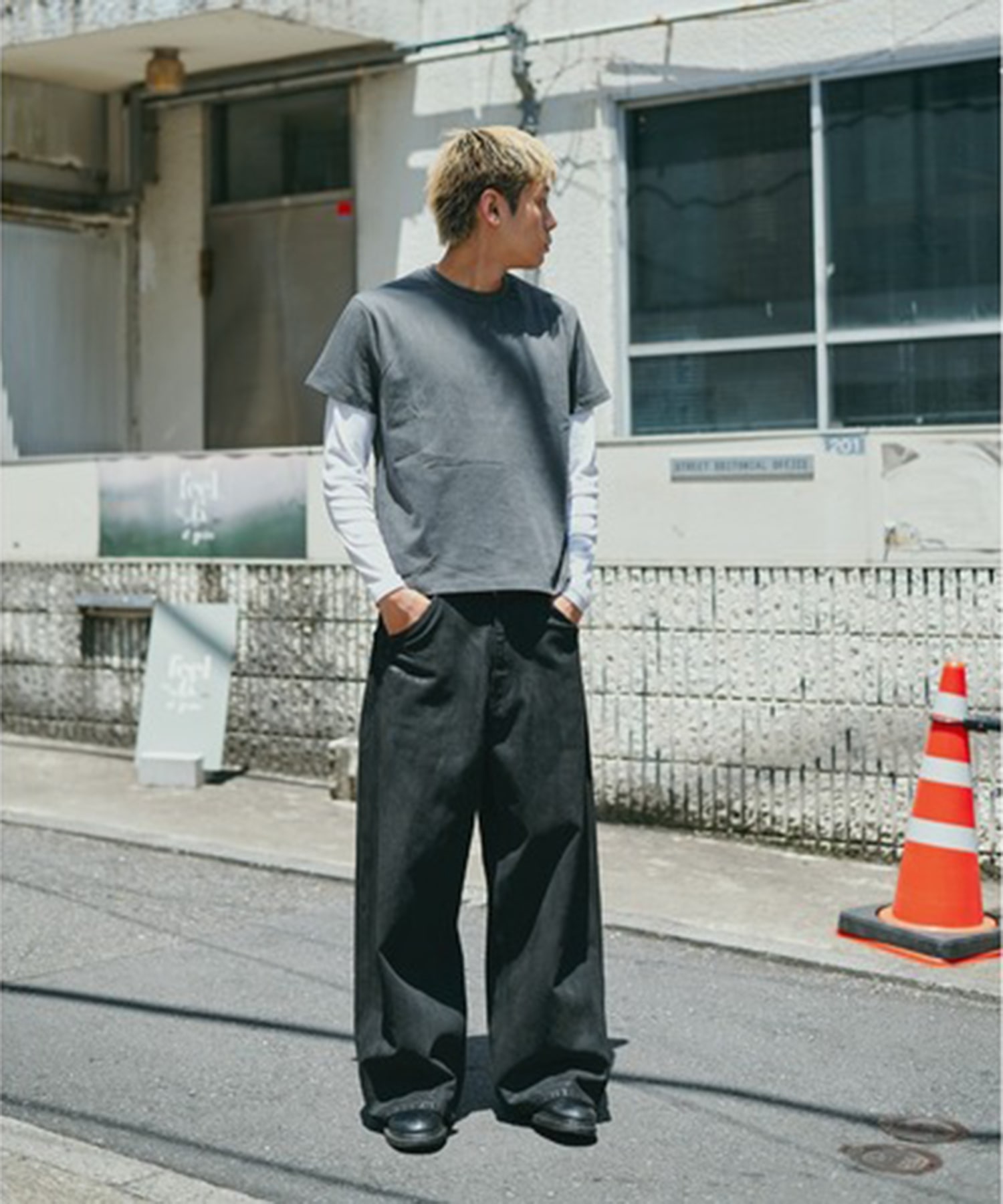 別注Black Denim Back Adjust PT/hand Painted Nomat