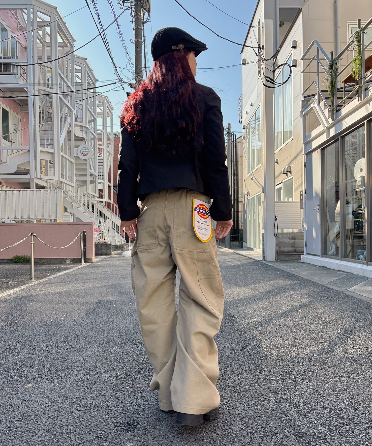 Dickies×CONZ DOUBLE KNEE CURVED LEG PANTS CONZ
