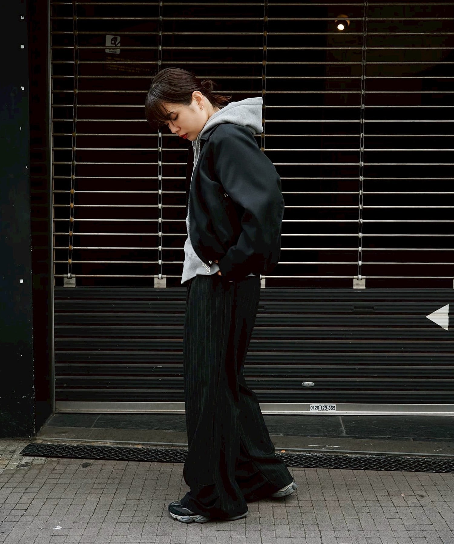 EX.stripe design trousers Knuth Marf