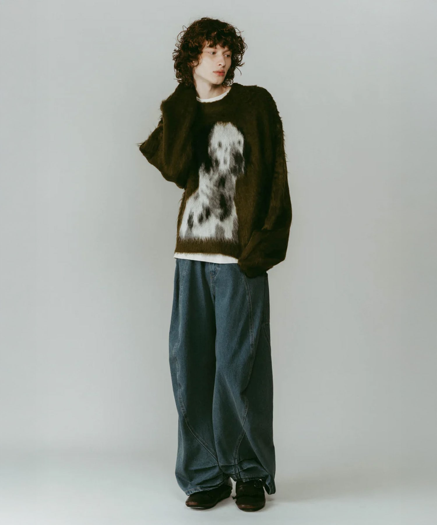 dalmatian shaggy knit(unisex) Knuth Marf