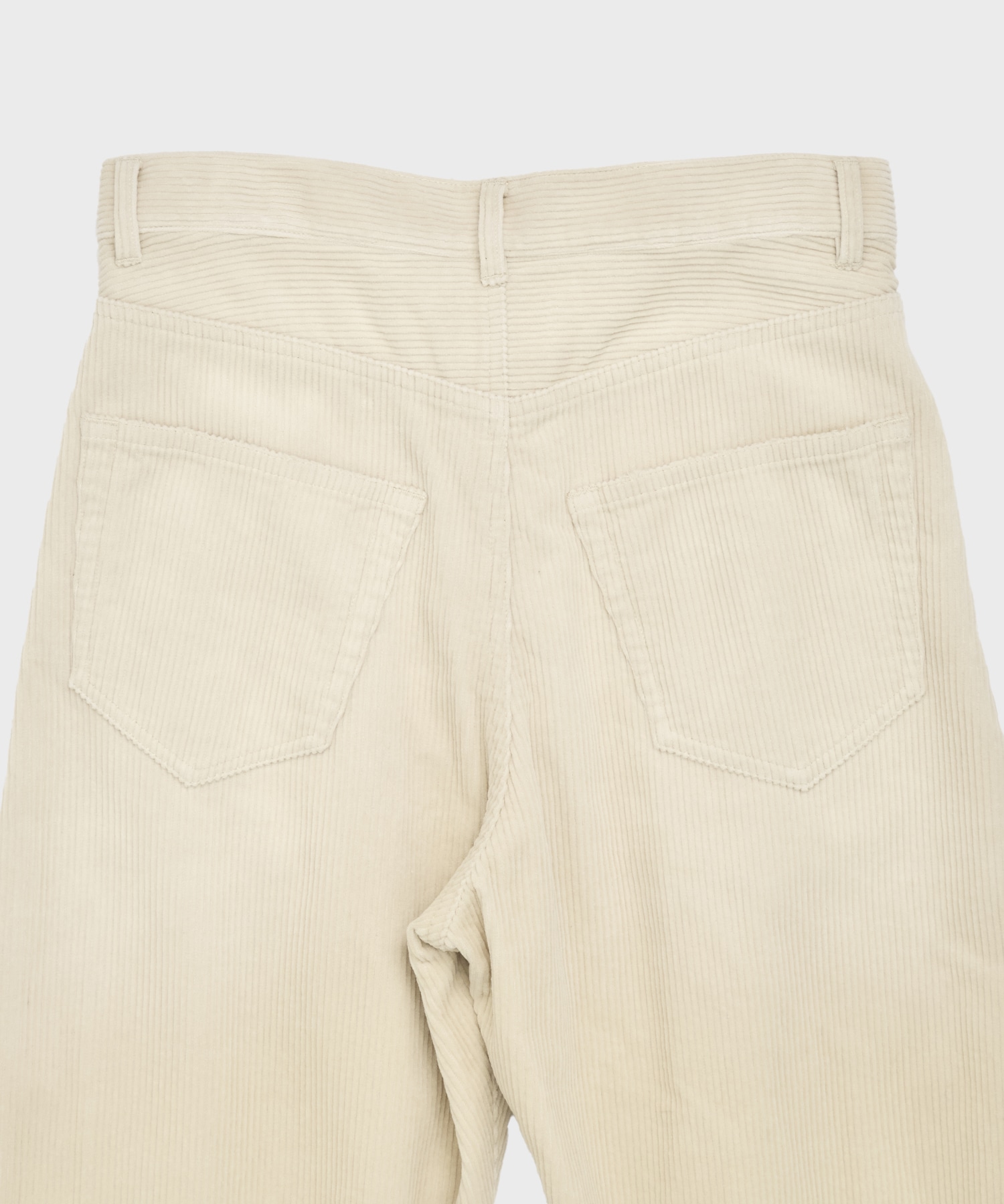 CORDUROY BLAST PAINT CURVED LEG PANTS CONZ