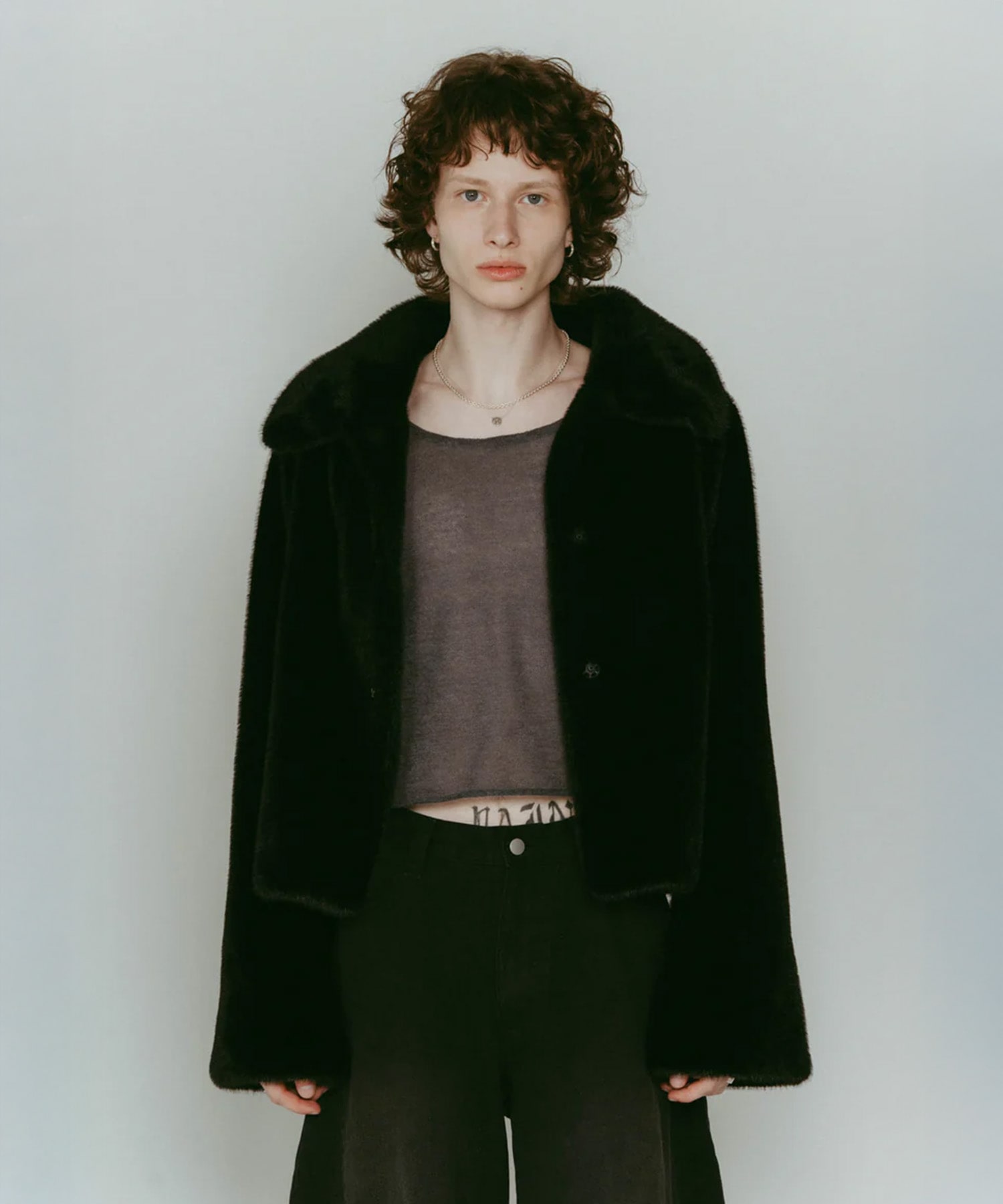 point collar fur coat Knuth Marf