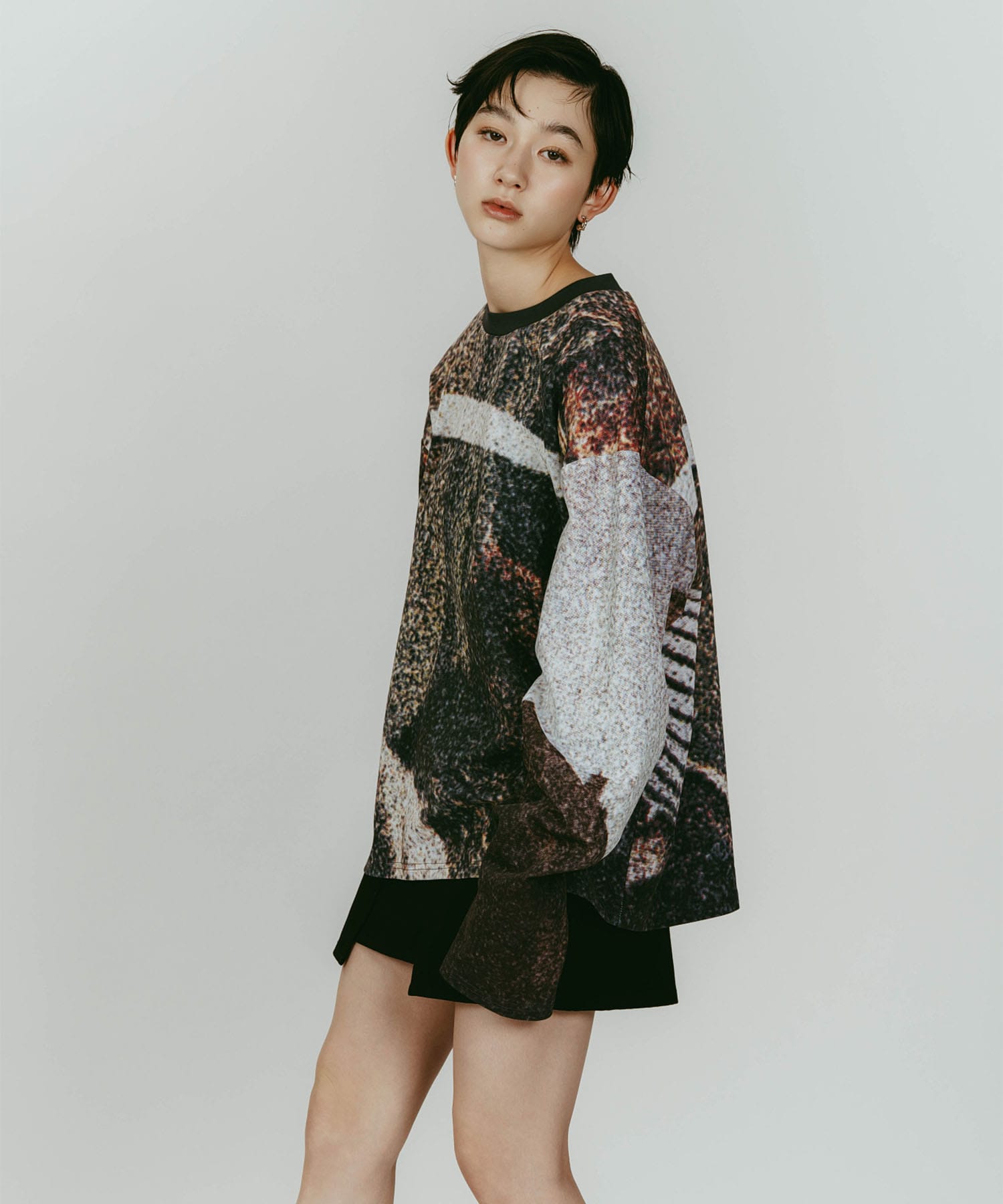 scenery print long sleeve tee Knuth Marf