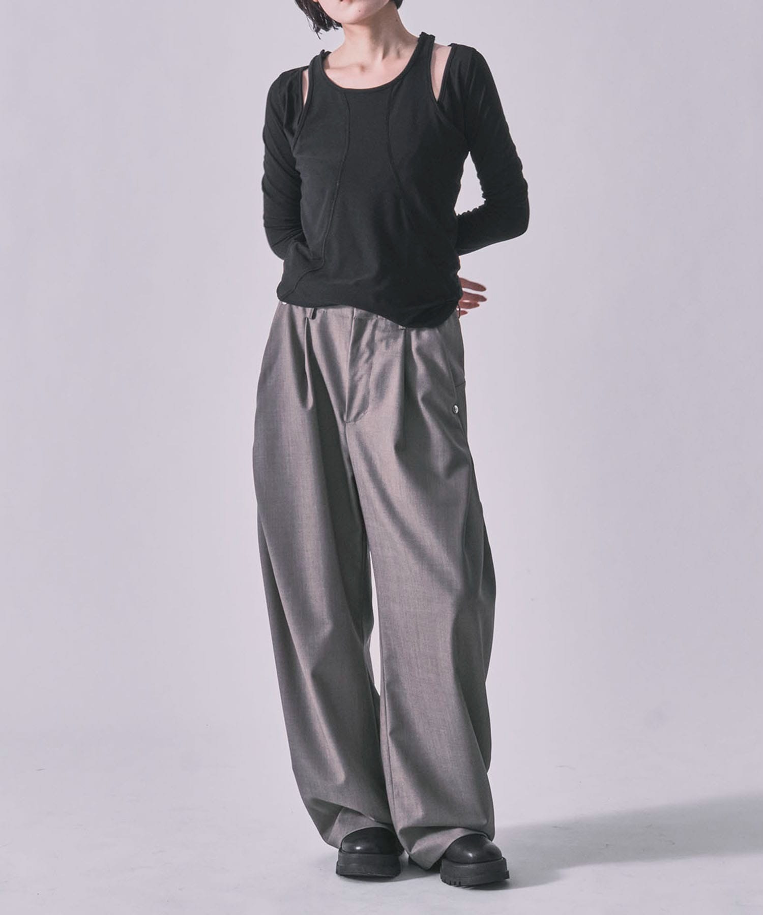 layered long sleeve top CONZ