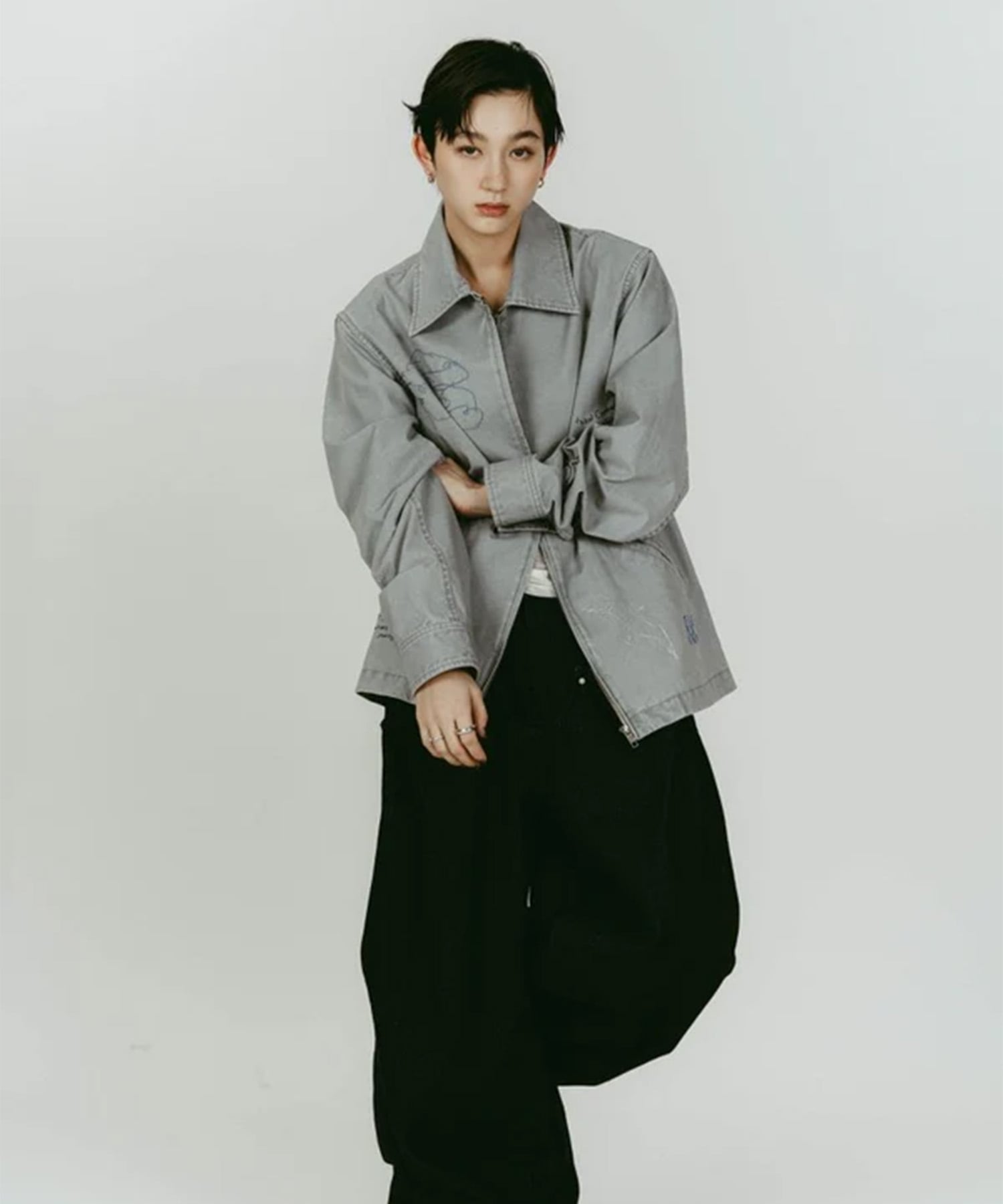 embroidered jacket(unisex) Knuth Marf