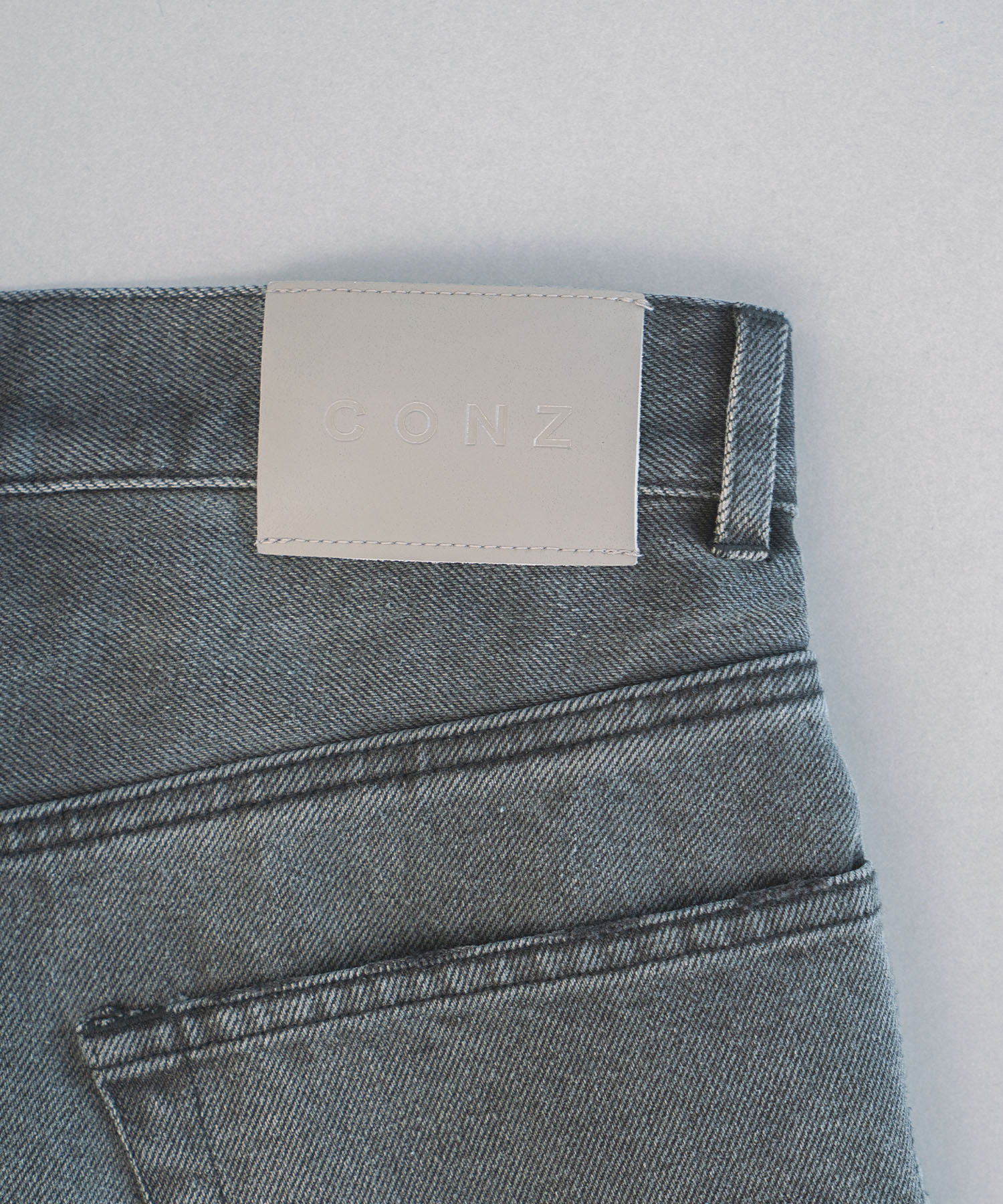 dark wash curve denim deep blue CONZ