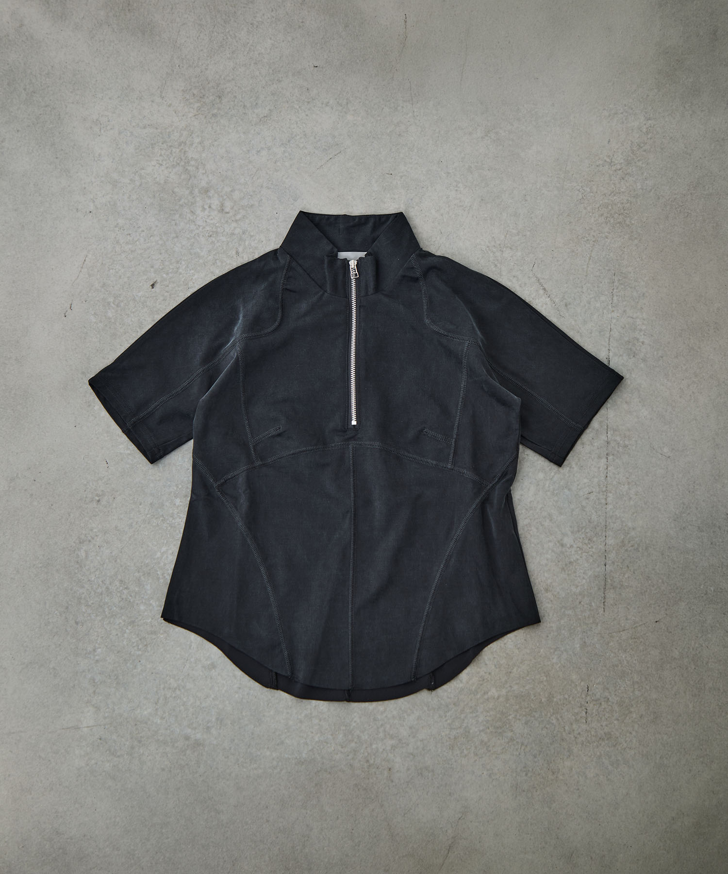 half zip fitted top CONZ