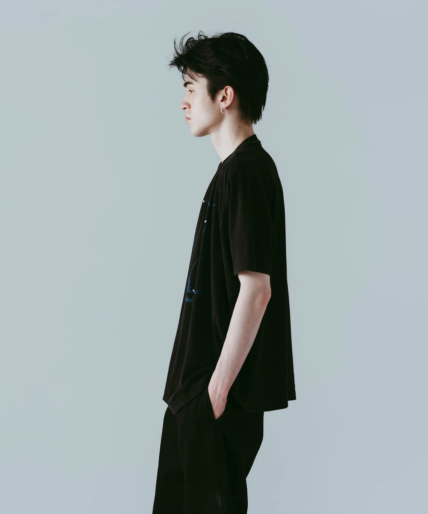 tuck detail oversized tee(unisex) Knuth Marf
