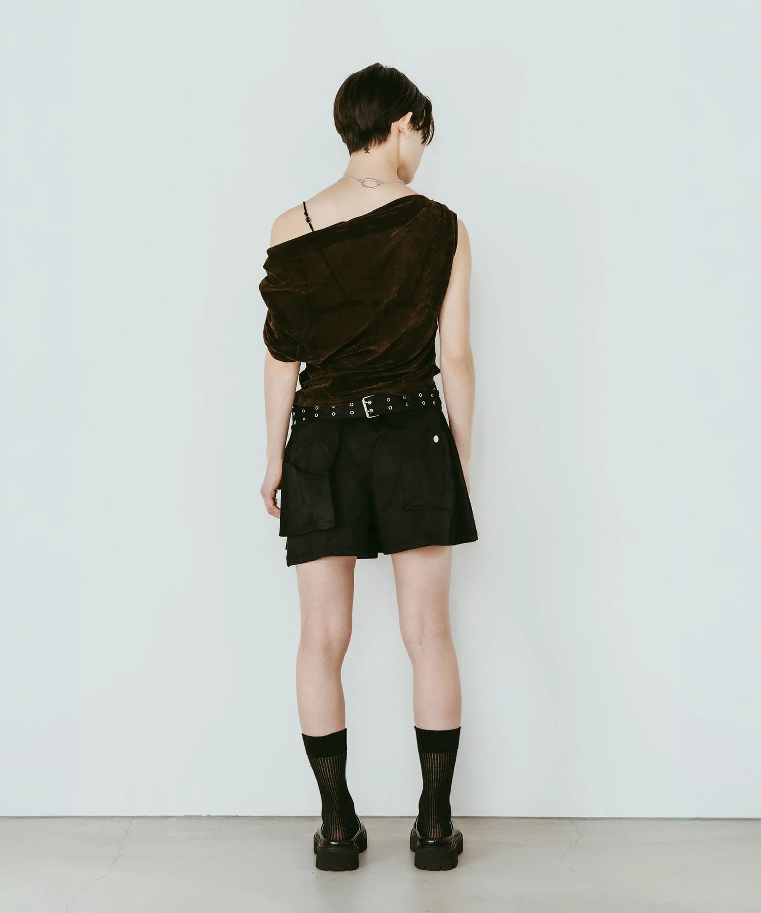 layered suede skort Knuth Marf