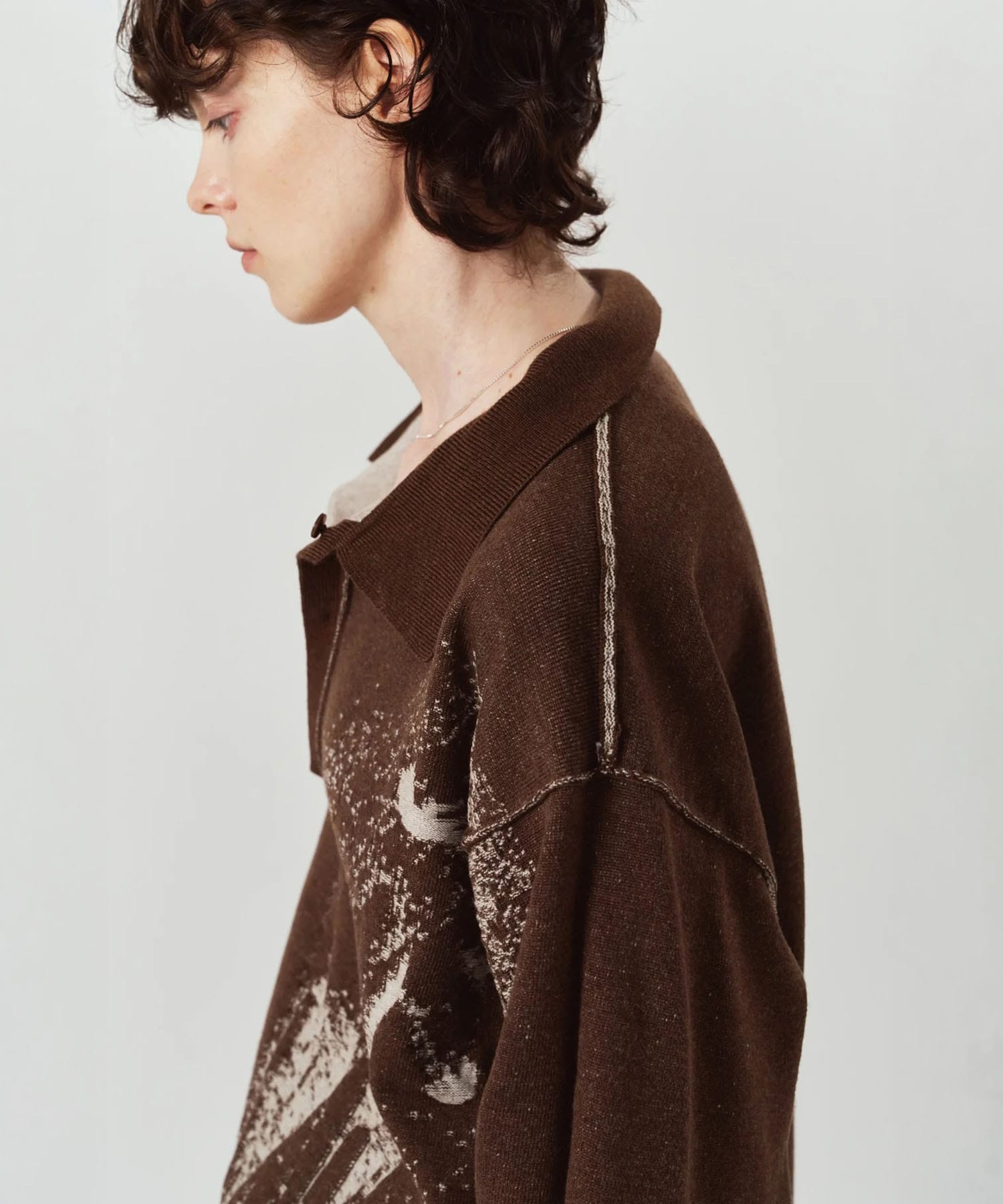 reversible jacquard polo knit Knuth Marf