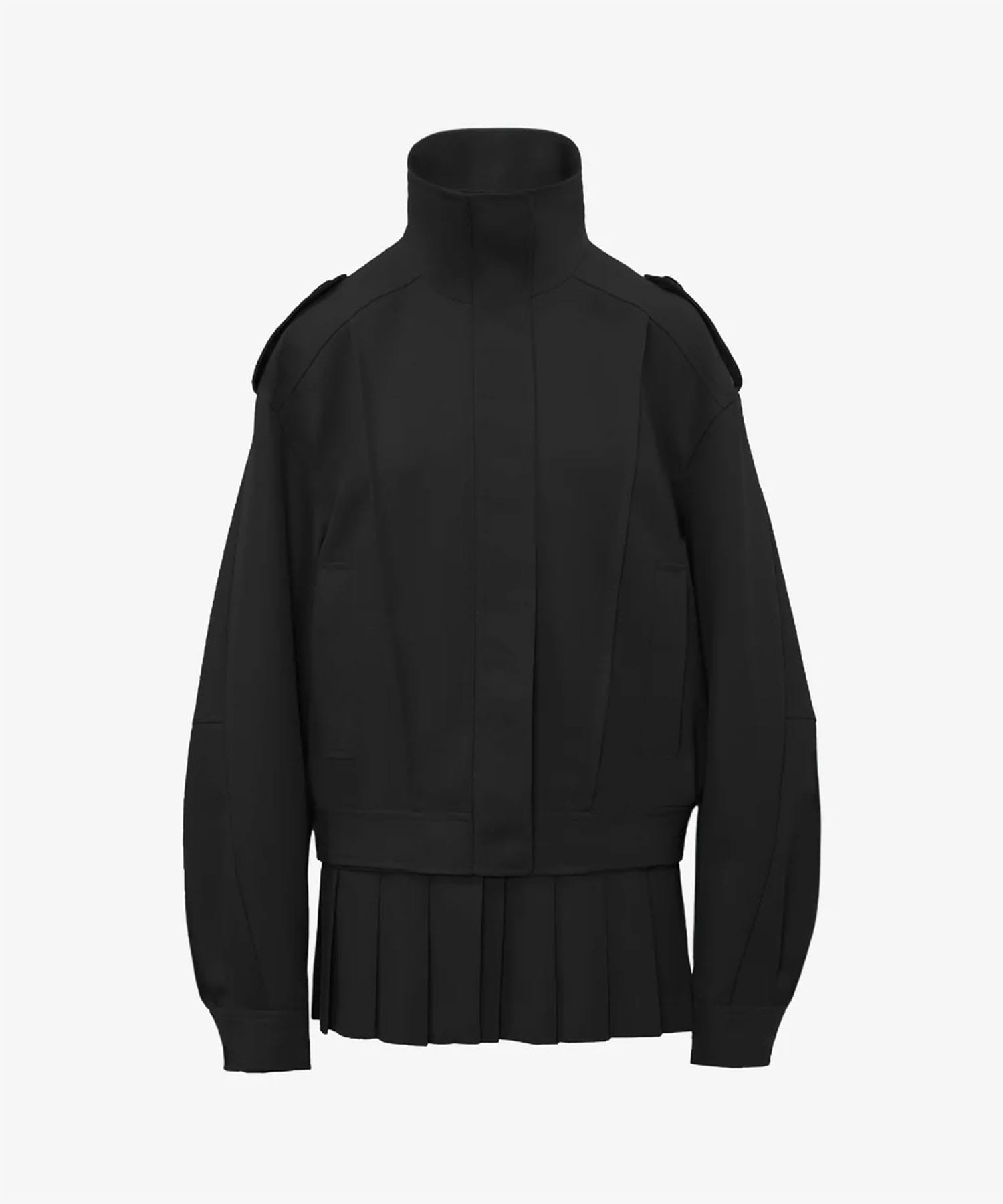 Kilt-Hem Zip Blouson POOLDE