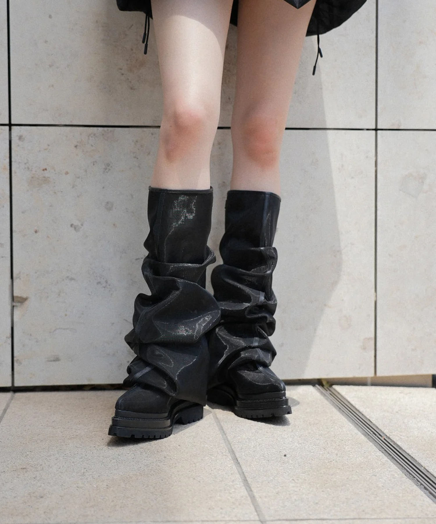 SHEER MELTED BOOTS POOLDE
