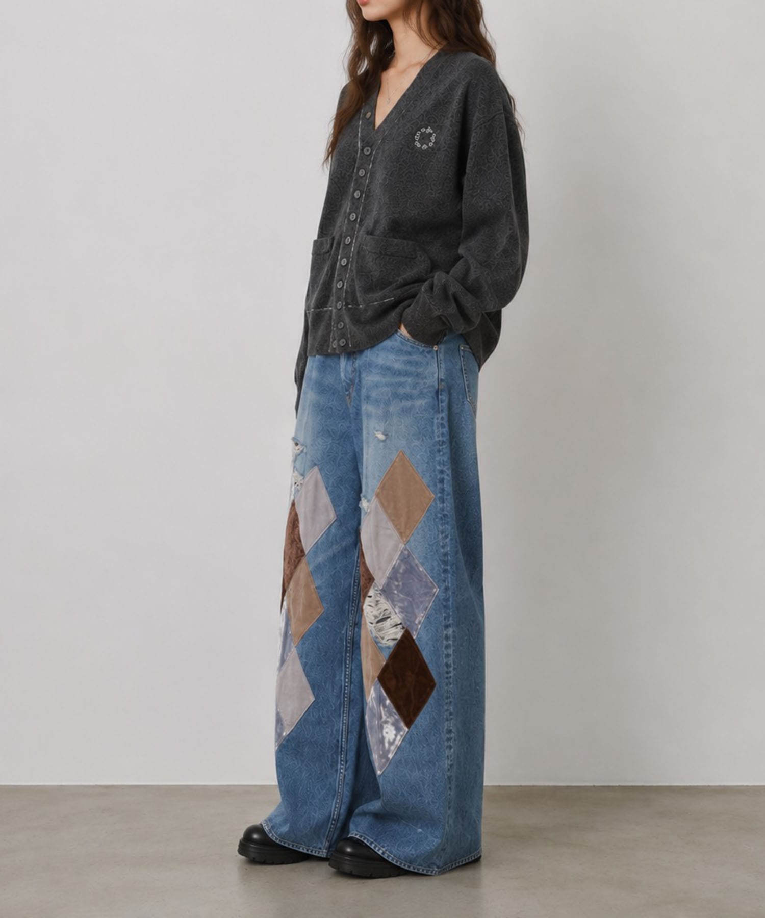 MB DIAMOND WIDE JEANS MASU