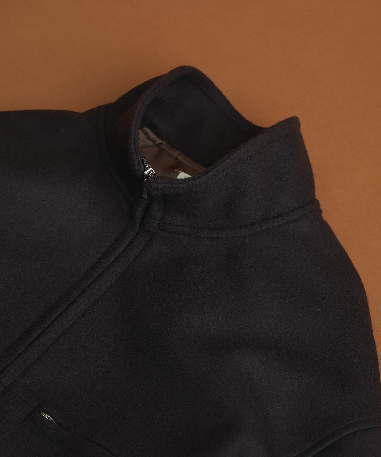 S140 STAND COLLAR ZIP BLOUSON CONZ