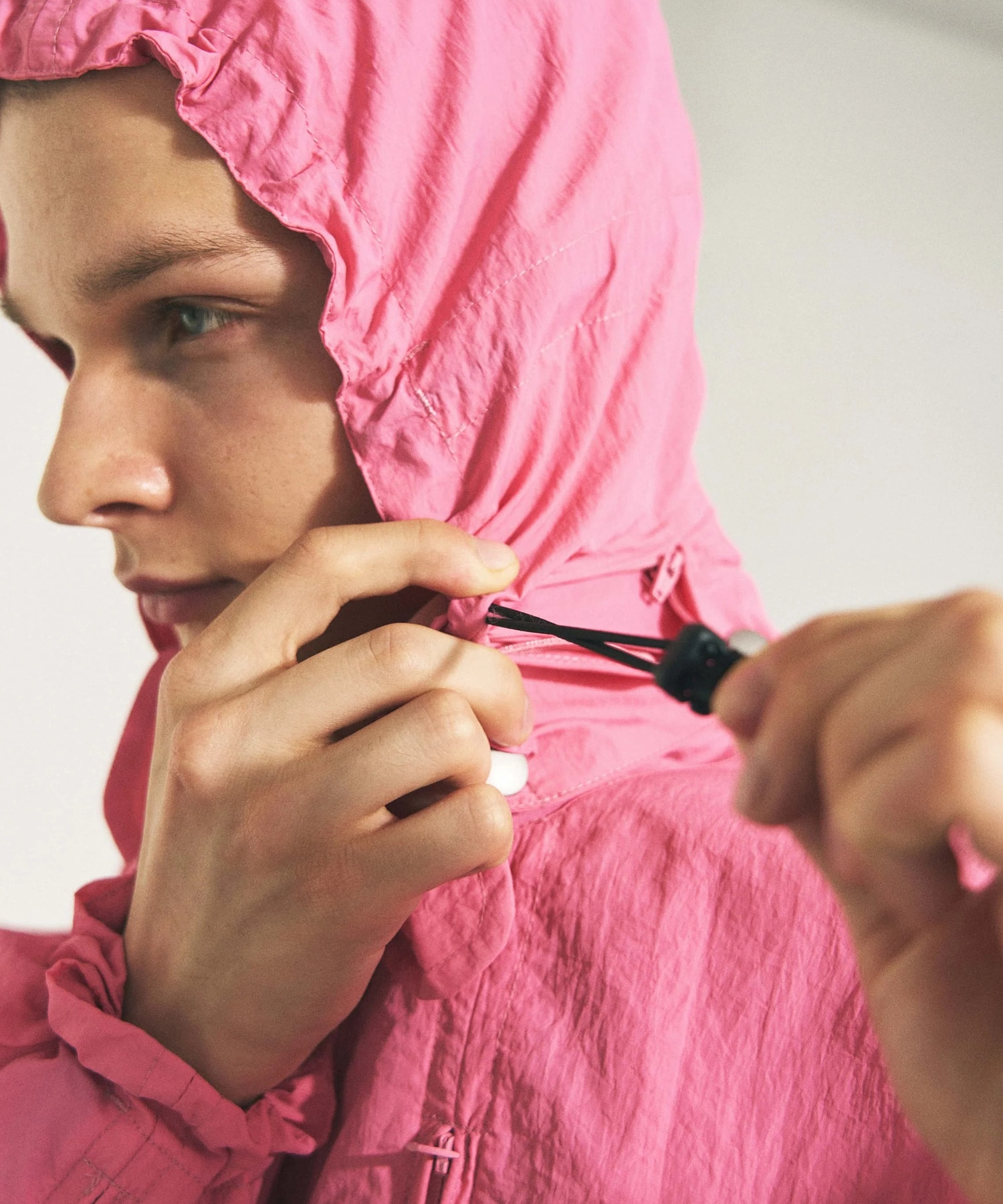 CRUSHED NYLON FULL PACK JACKET PHINGERIN