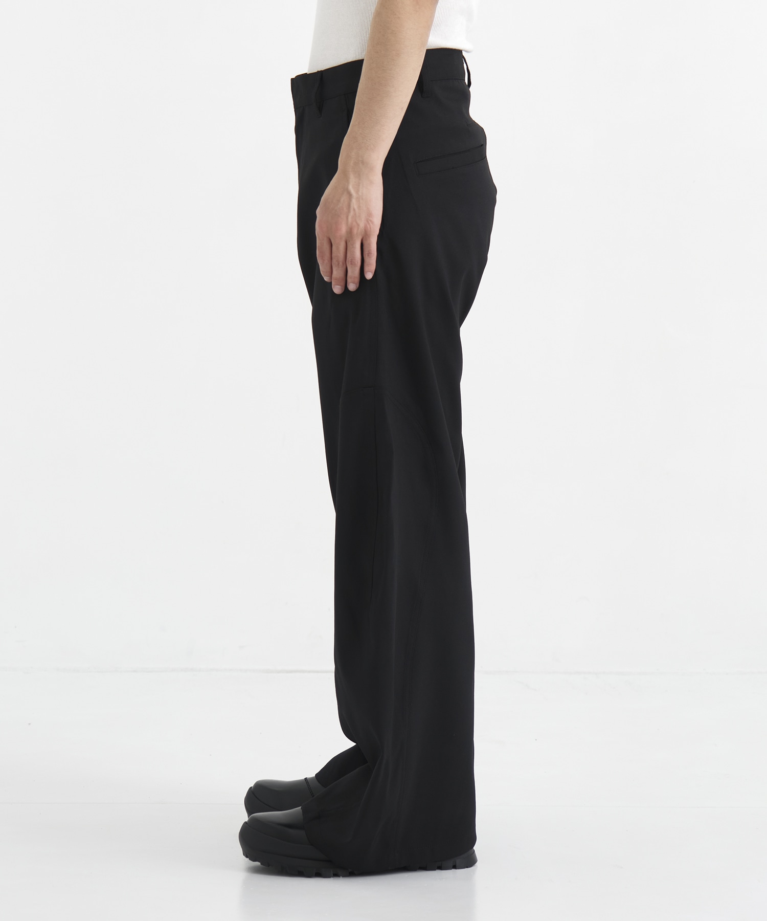 別注 CURVED LEG WORK PANTS NVRFRGT