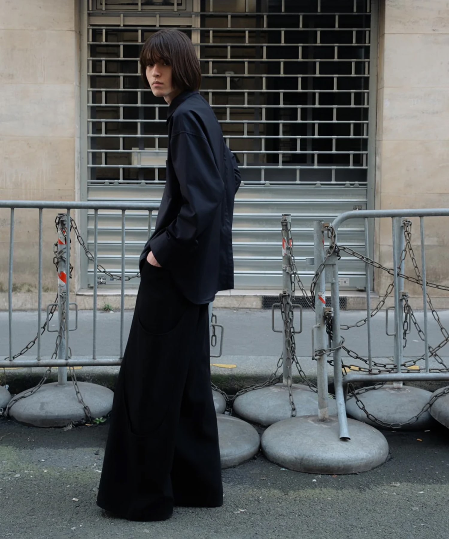 TUCK SIDE POCKET PANTS GOAT ESSENCE