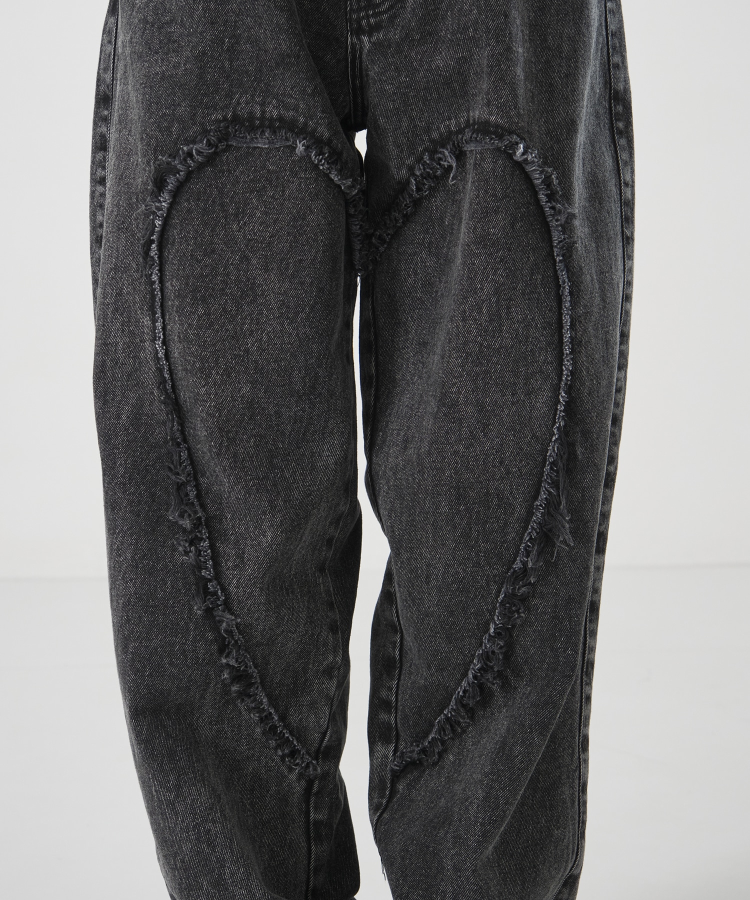 別注 HEART DENIM PANTS carne bollente