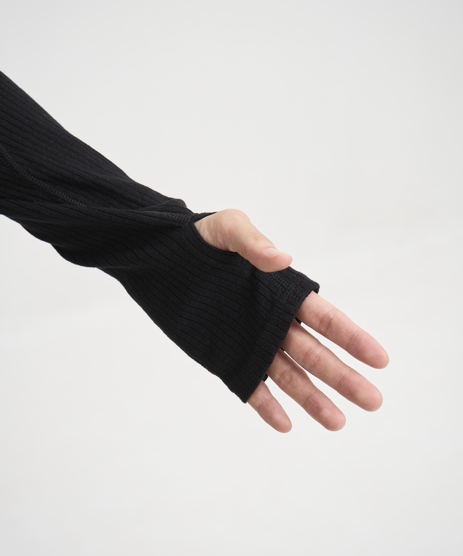 別注 HENLEY PANELED SWEATER NVRFRGT