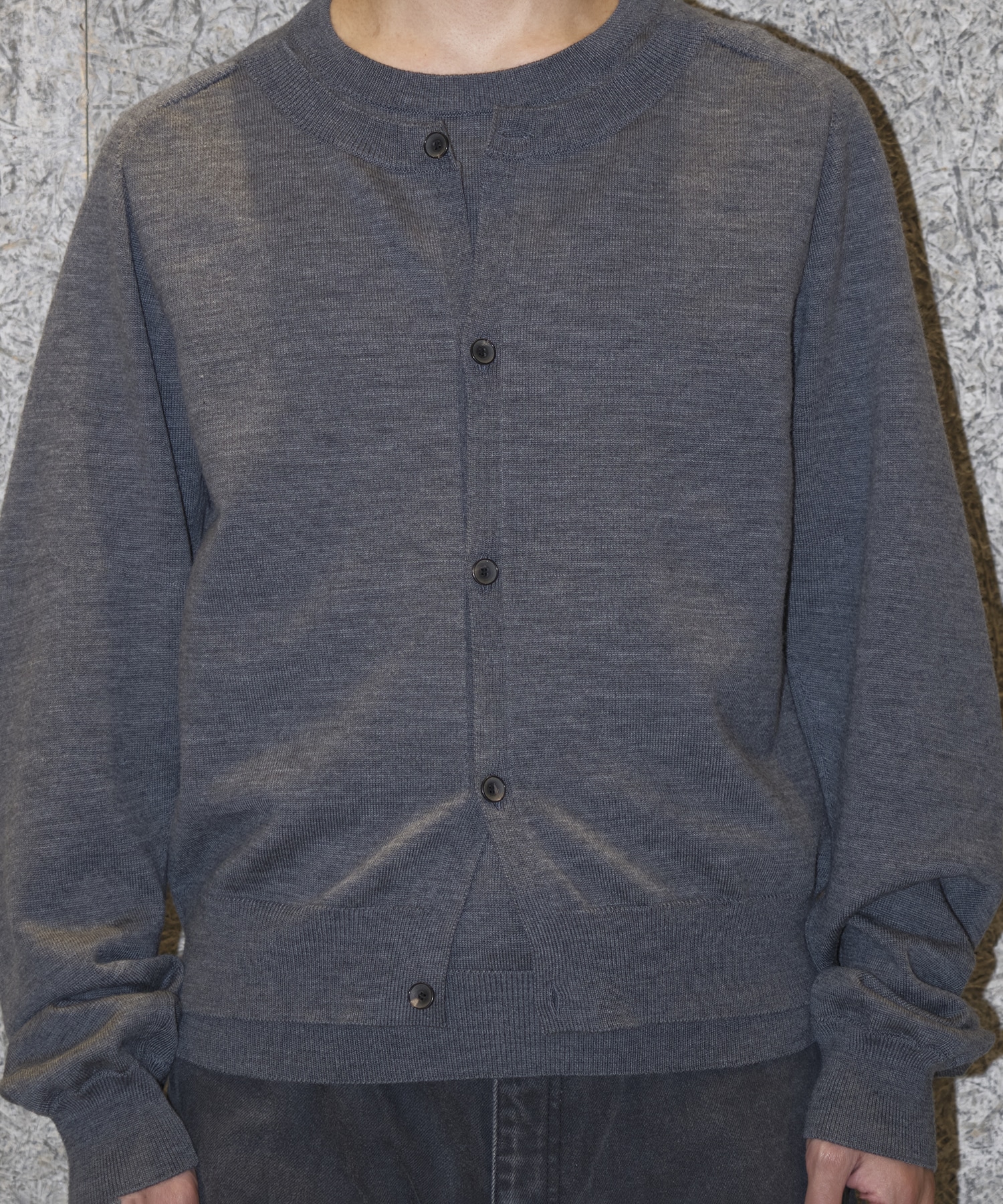 DOUBLE LAYERD SWEATER NVRFRGT