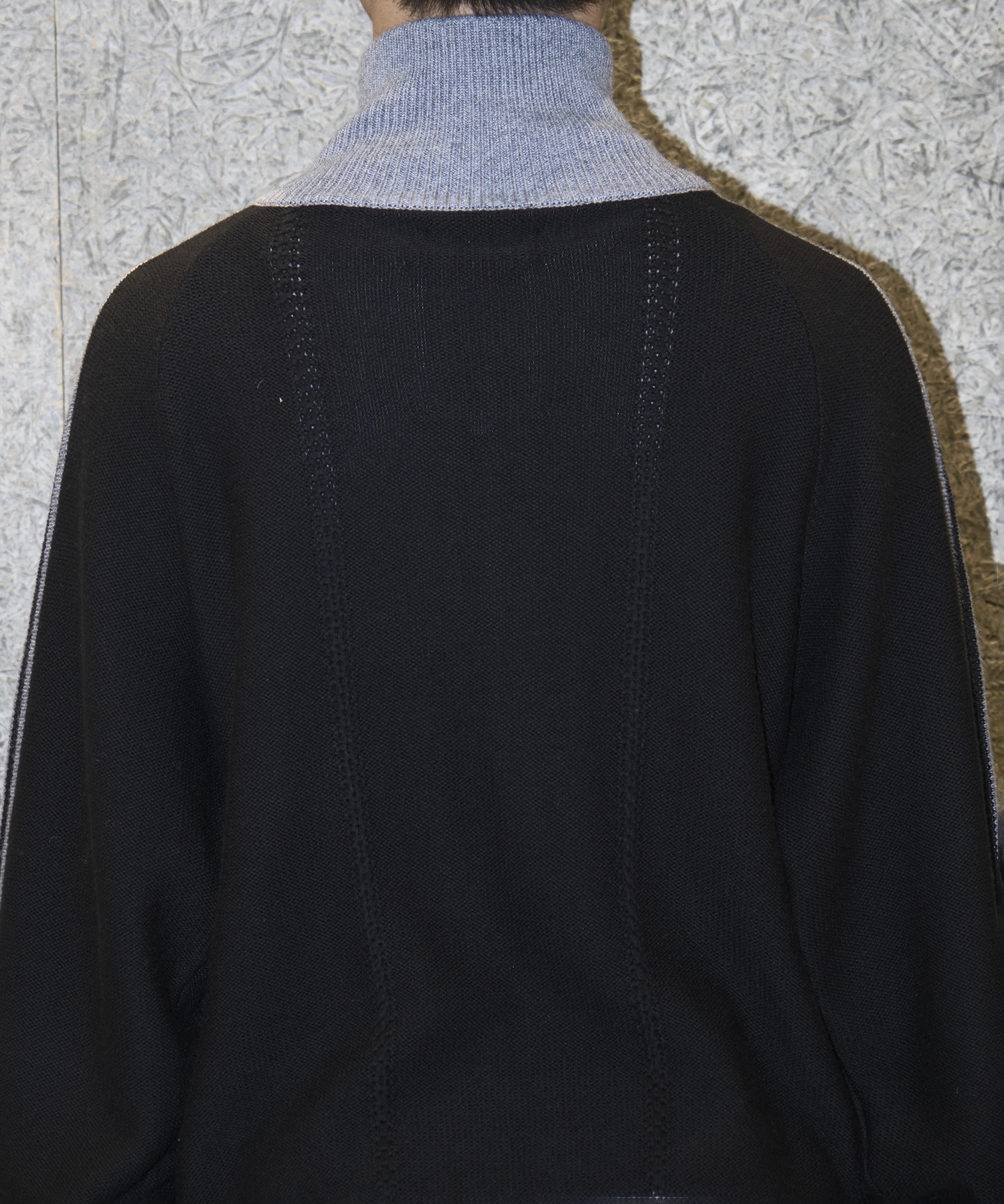 KNITTED TRACK JACKET RICE NINE TEN