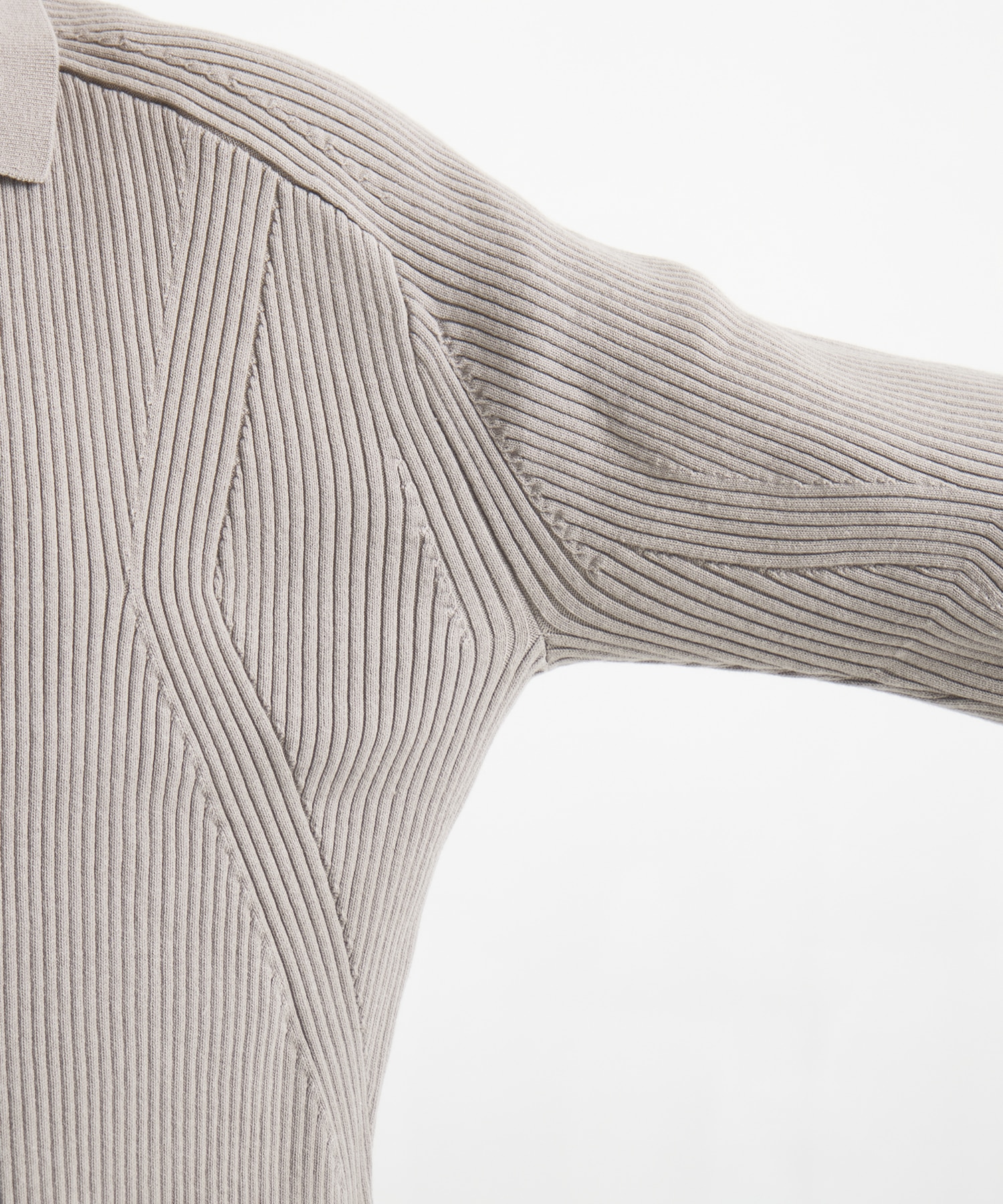 RIBBED SHIRT CARDIGAN CONZ