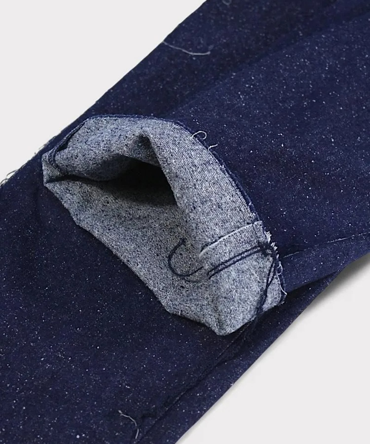 SILK DENIM PANTS Midorikawa