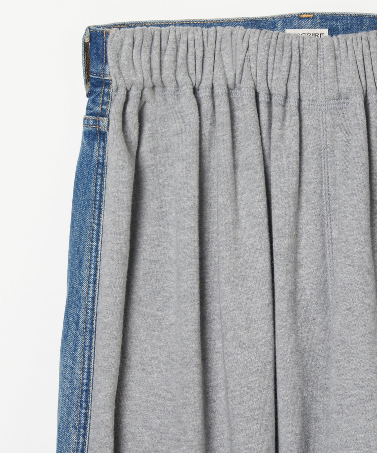 Hybride Sweat Denim Pants INSCRIRE