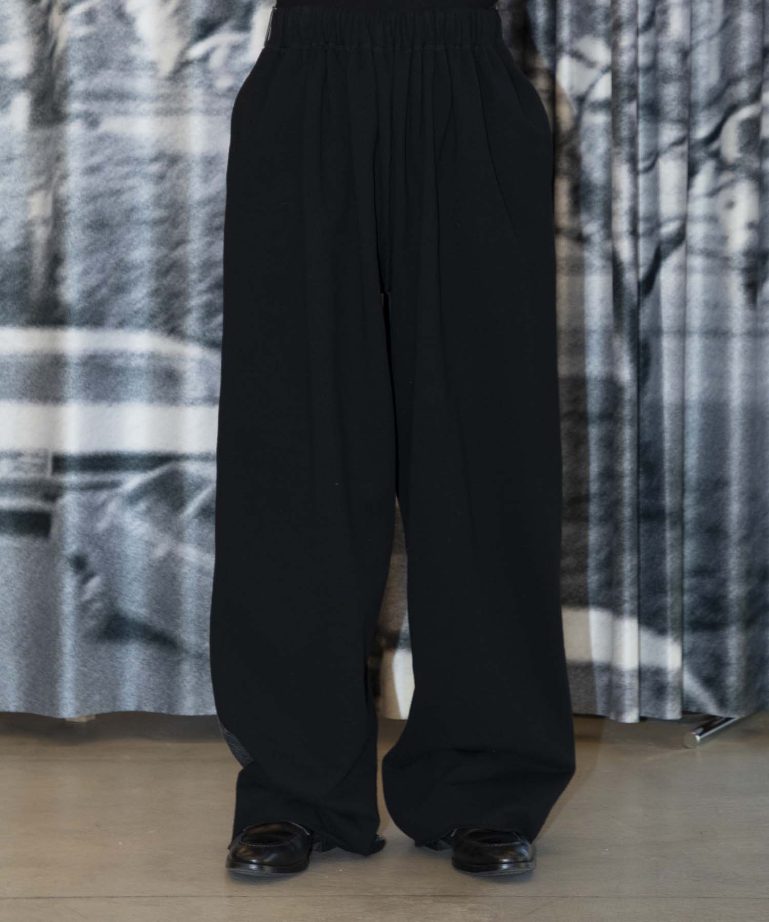 Hybride Sweat Denim Pants INSCRIRE