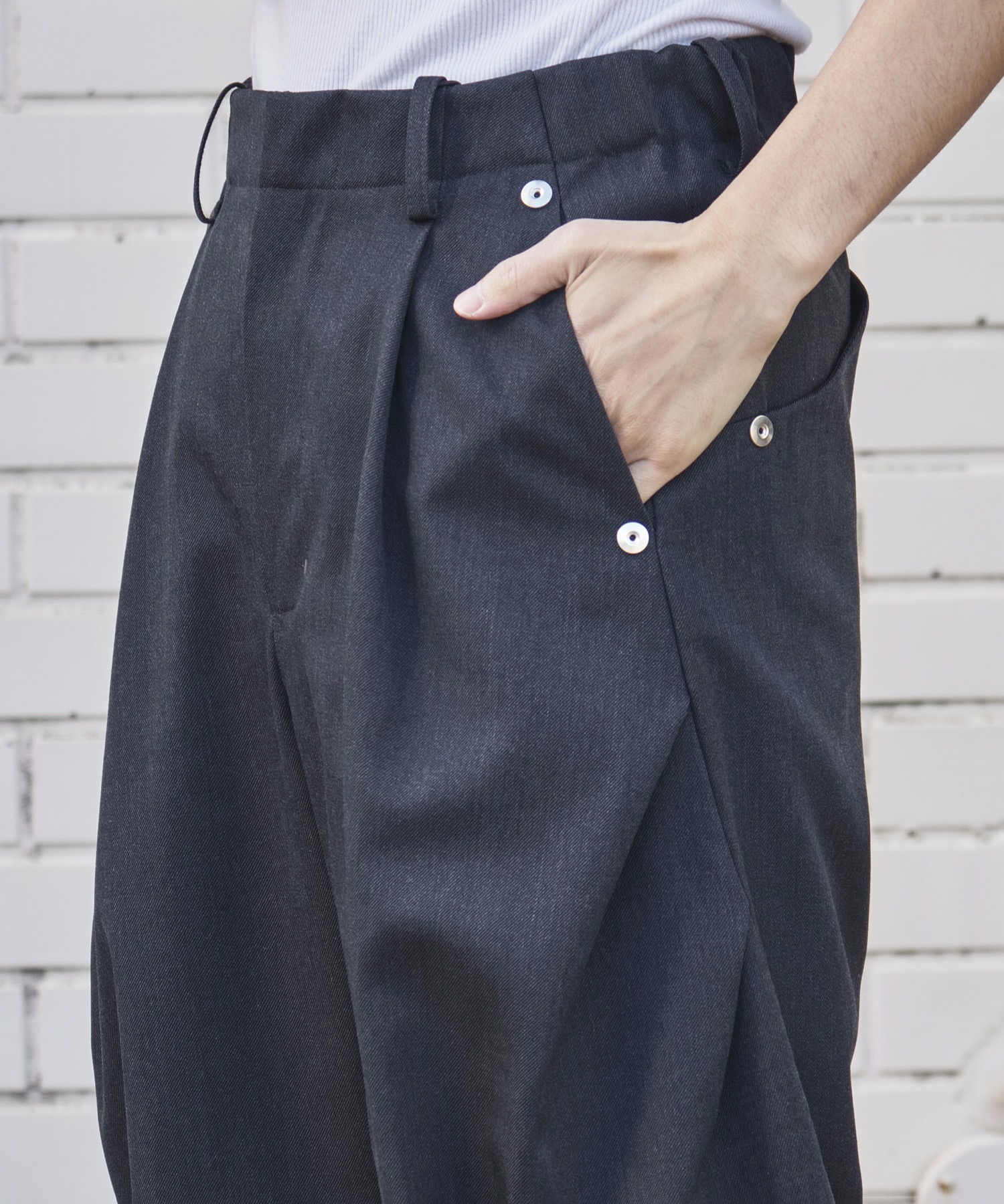 CURVE LEG TROUSERS GABA CONZ