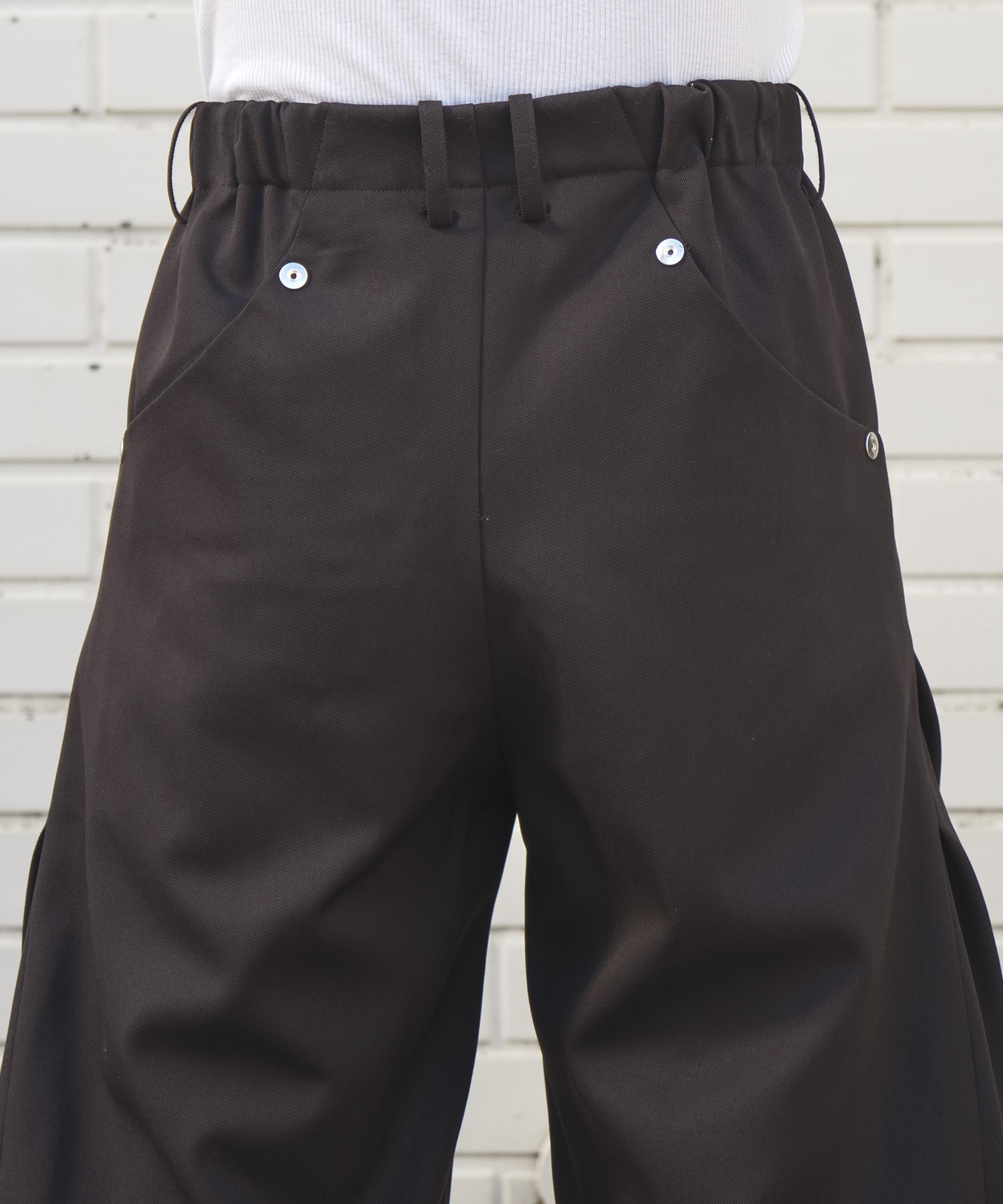 CURVE LEG TROUSERS GABA CONZ