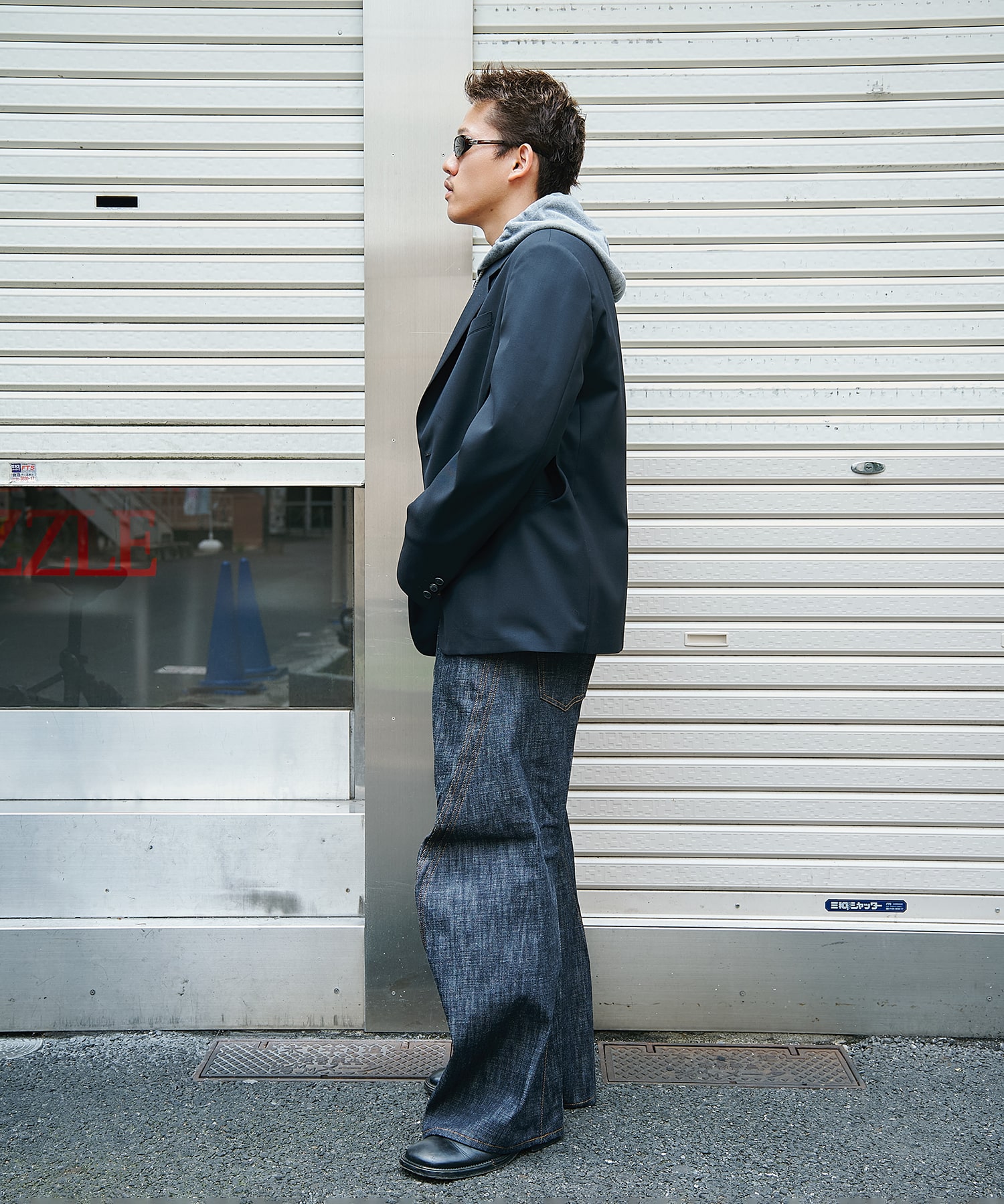 SINGLE-BREASTED BLAZER NVRFRGT