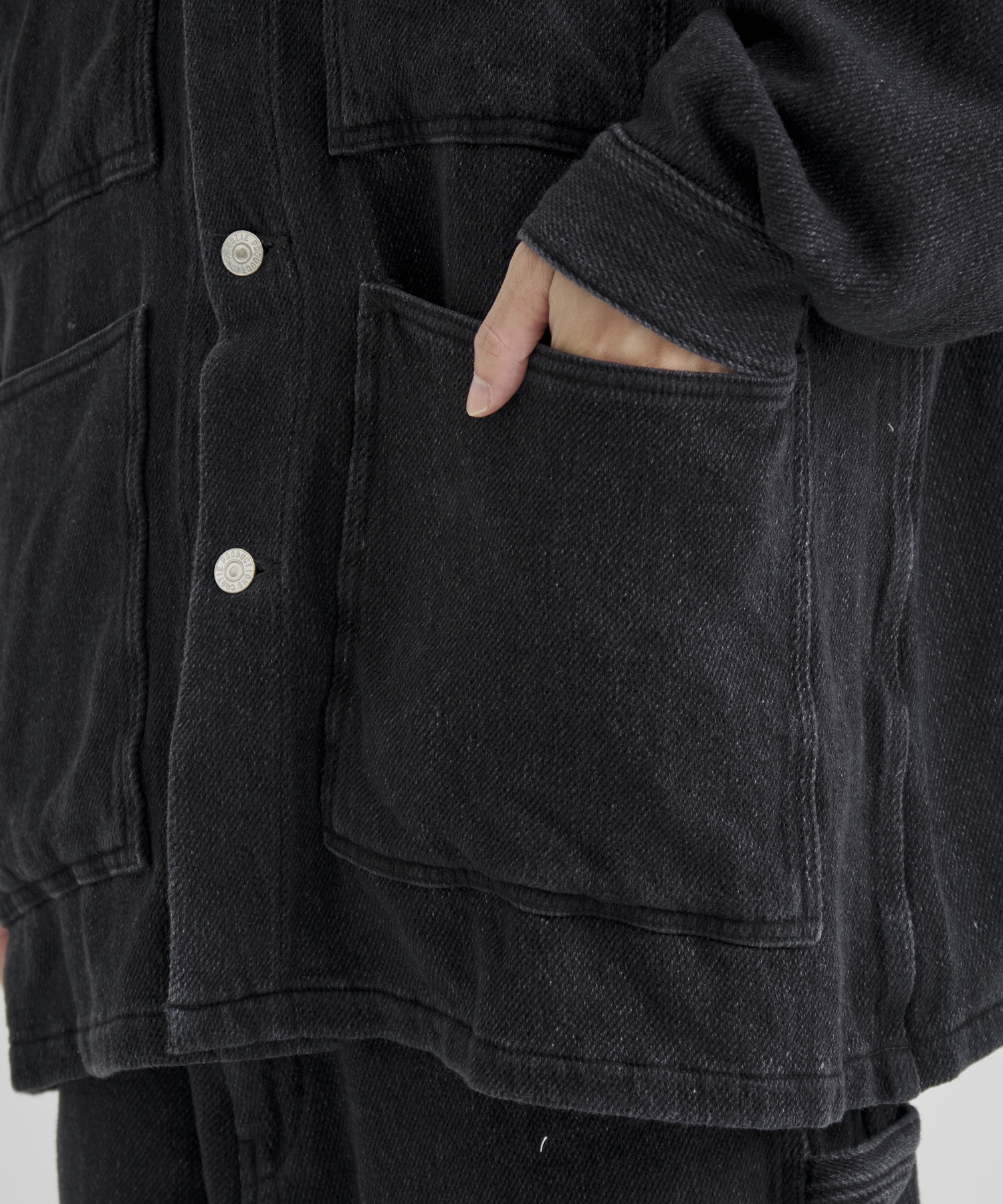 Sulfur Dyed Exaggerated Twill Coverall COOTIE PRODUCTIONS
