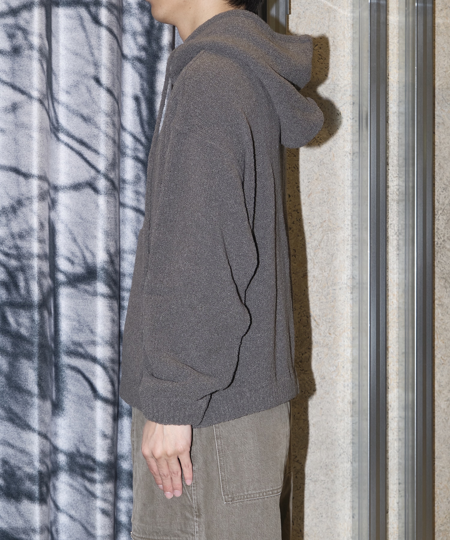 WOOL TERRY KNIT ZIP HOODIE SimplyComplicated