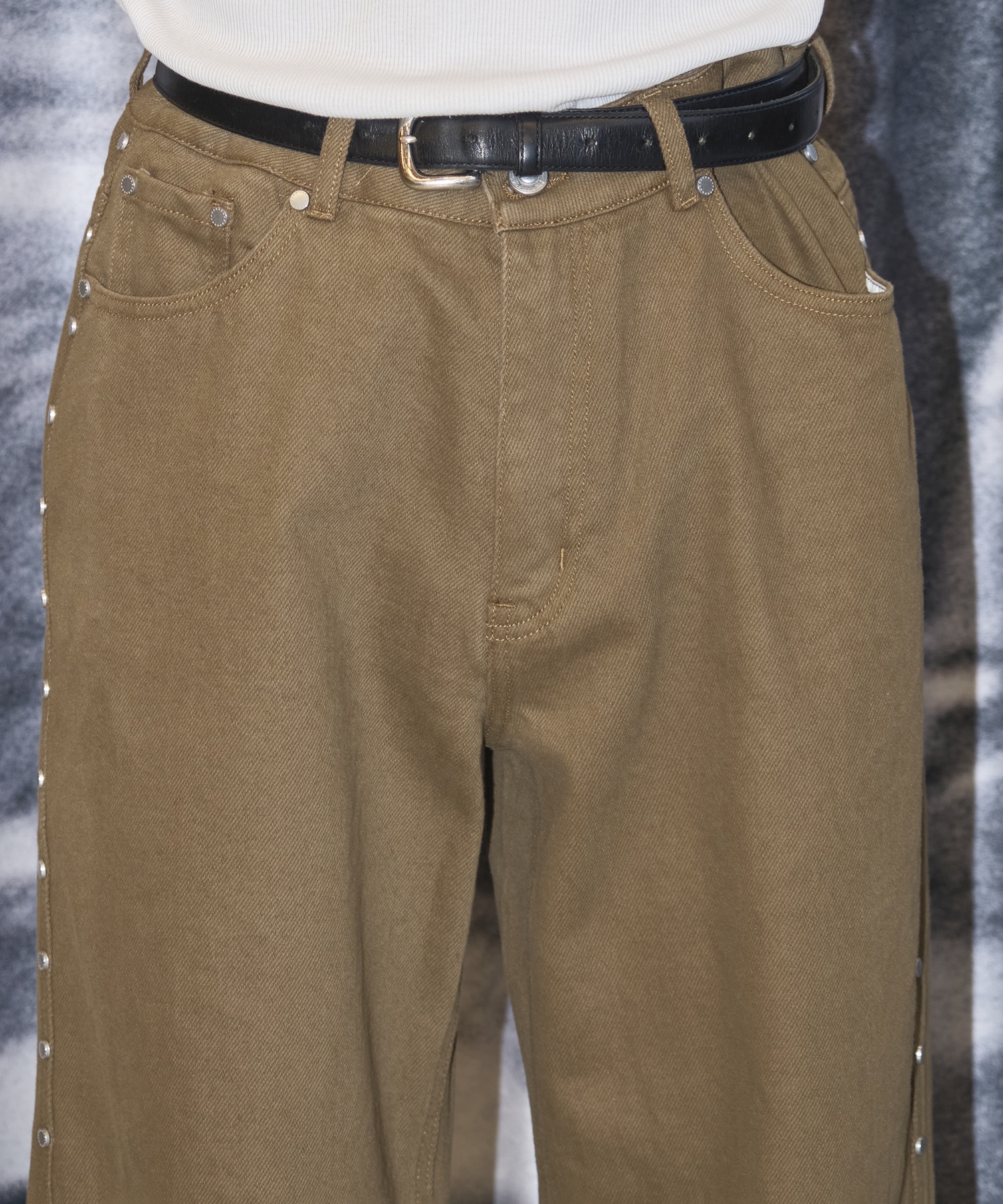 SUPER BAGGY STUDDED PANTS AFB